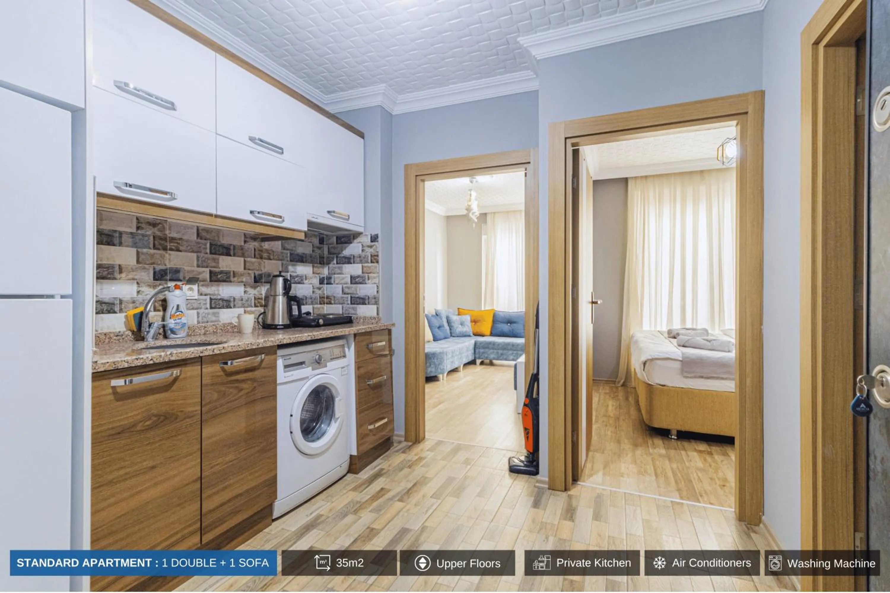 Bed in Antalya Residence Hotel