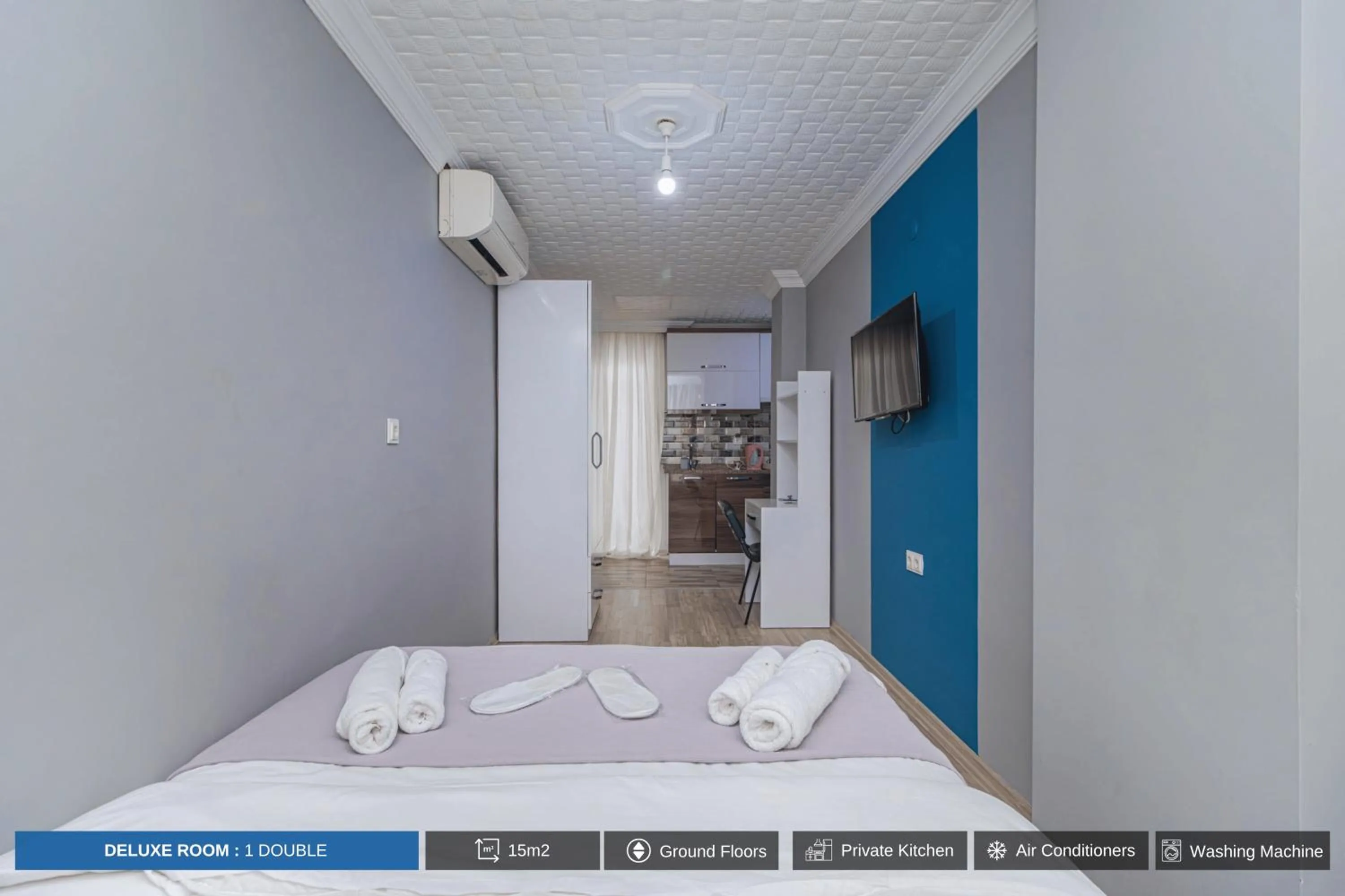 Bed in Antalya Residence Hotel