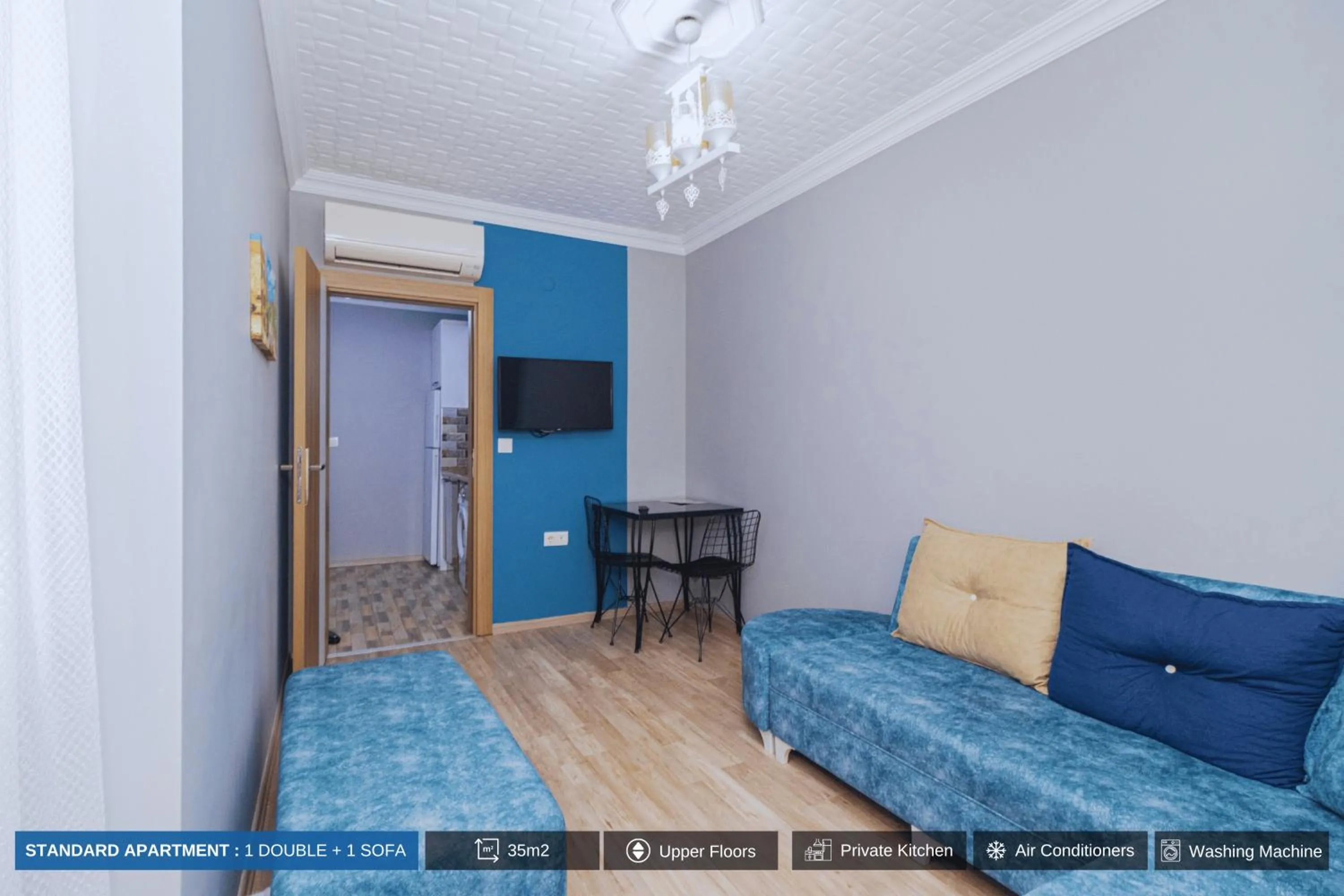 Bed in Antalya Residence Hotel