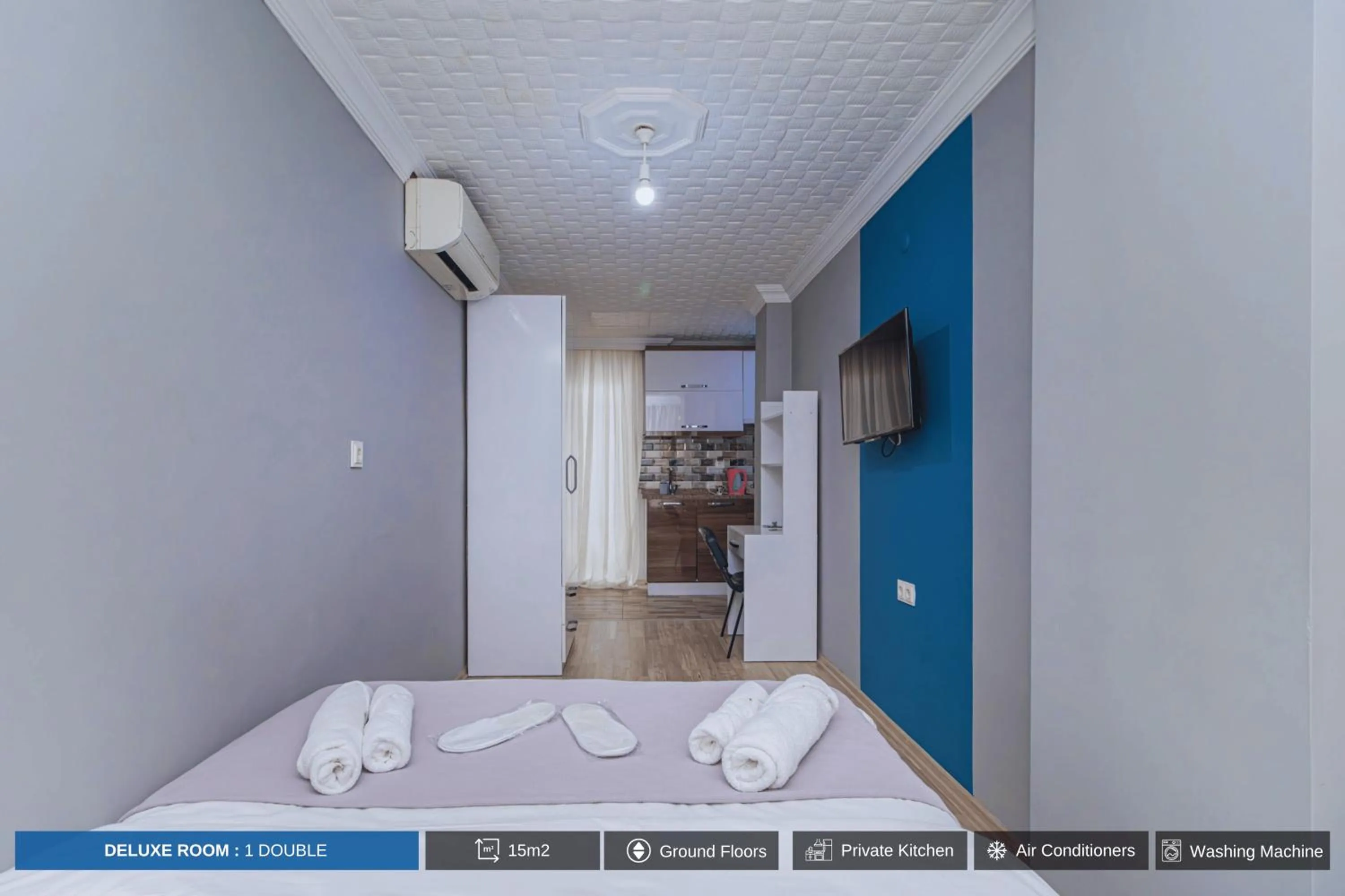 Bed in Antalya Residence Hotel