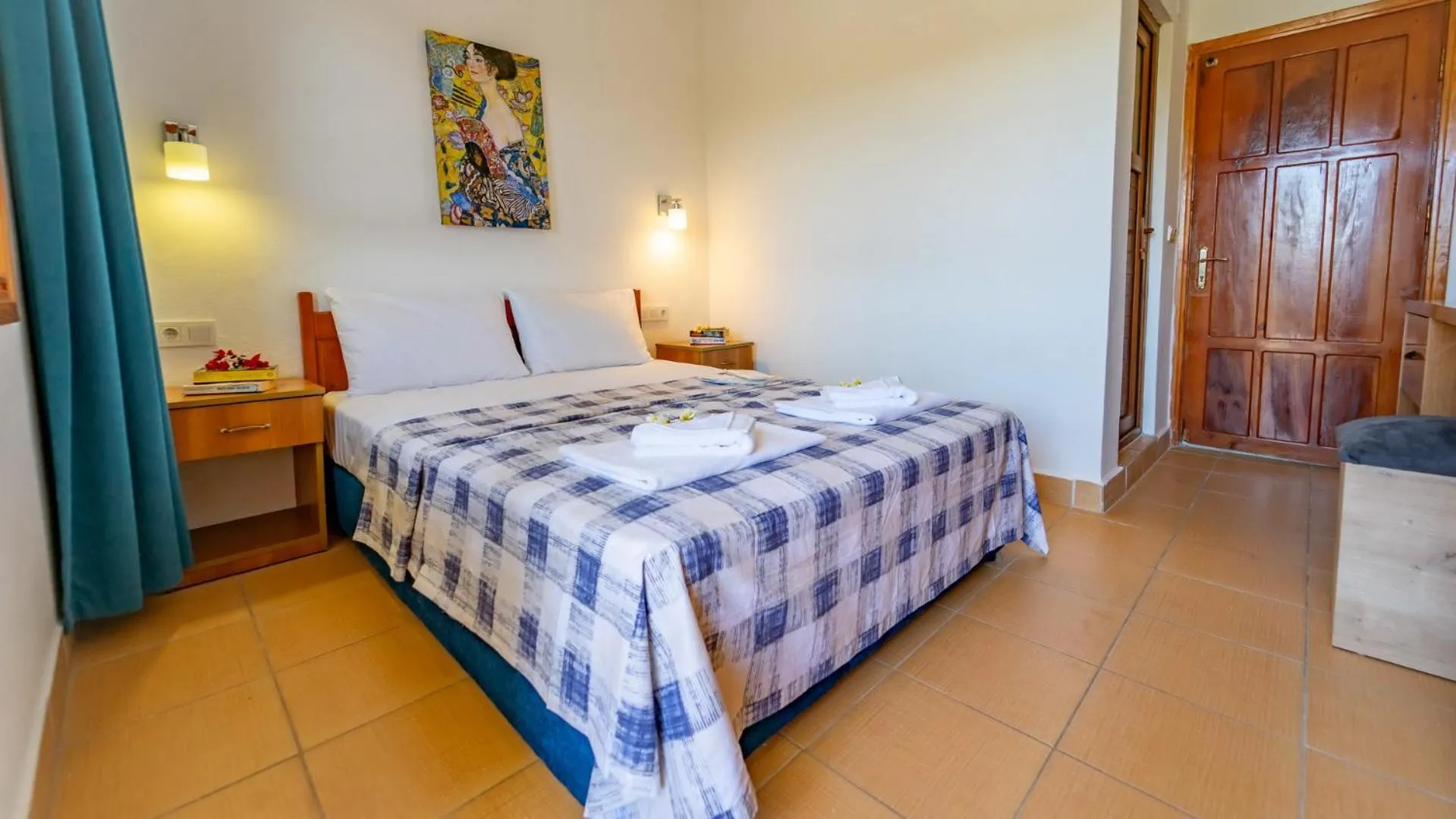 Bed in Patara Delfin Hotel