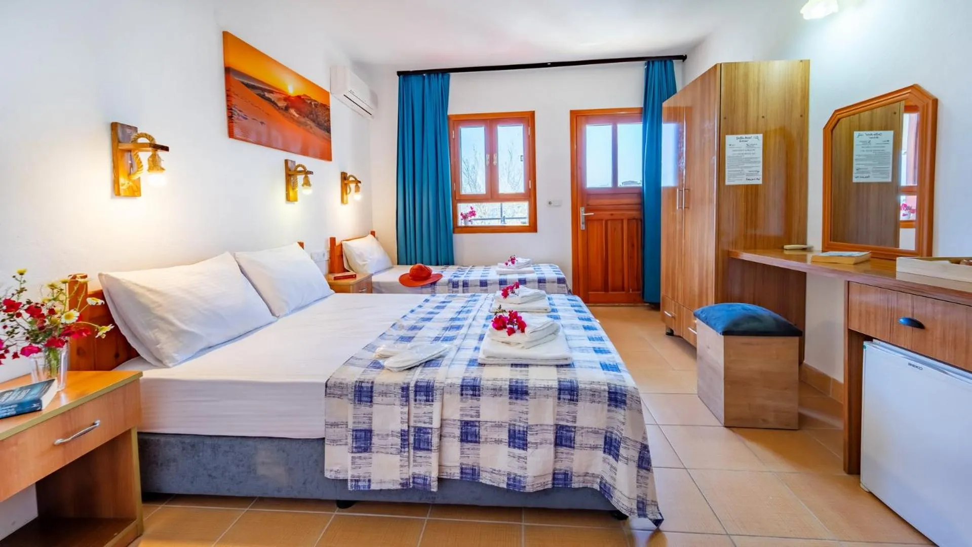 Photo of the whole room, Bed in Patara Delfin Hotel