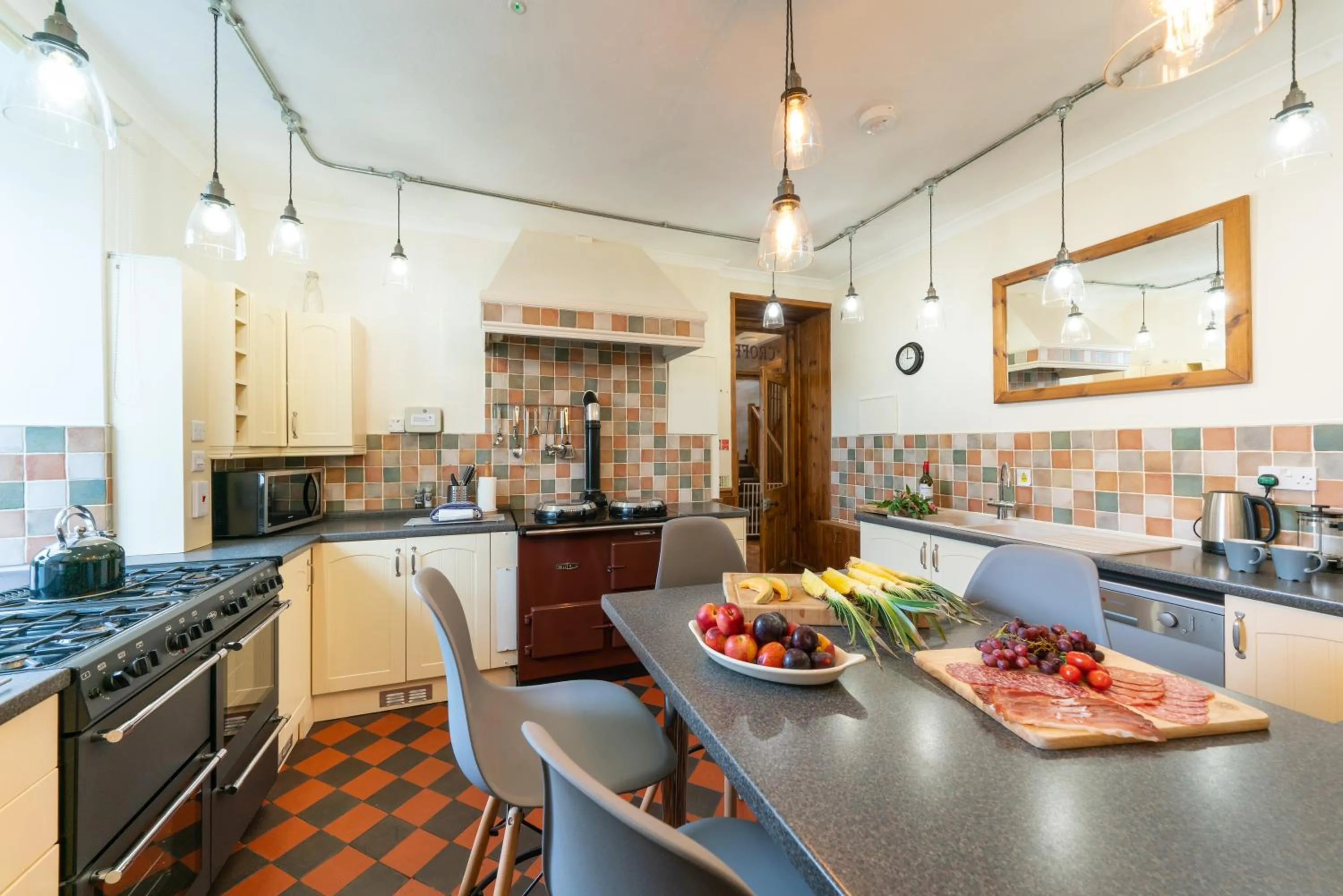 Kitchen or kitchenette in Croft Farm & Celtic Cottages