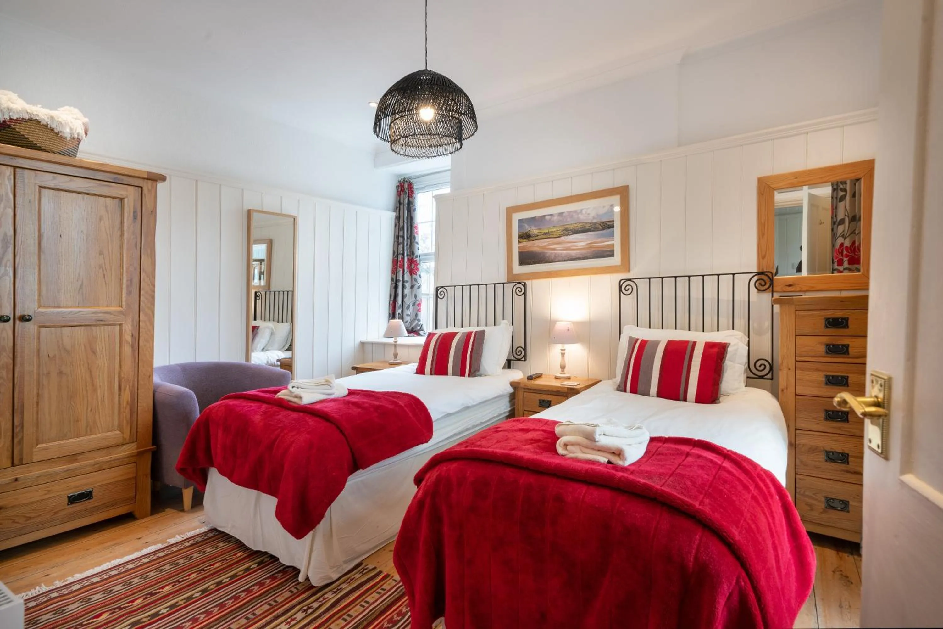 Bedroom, Bed in Croft Farm & Celtic Cottages