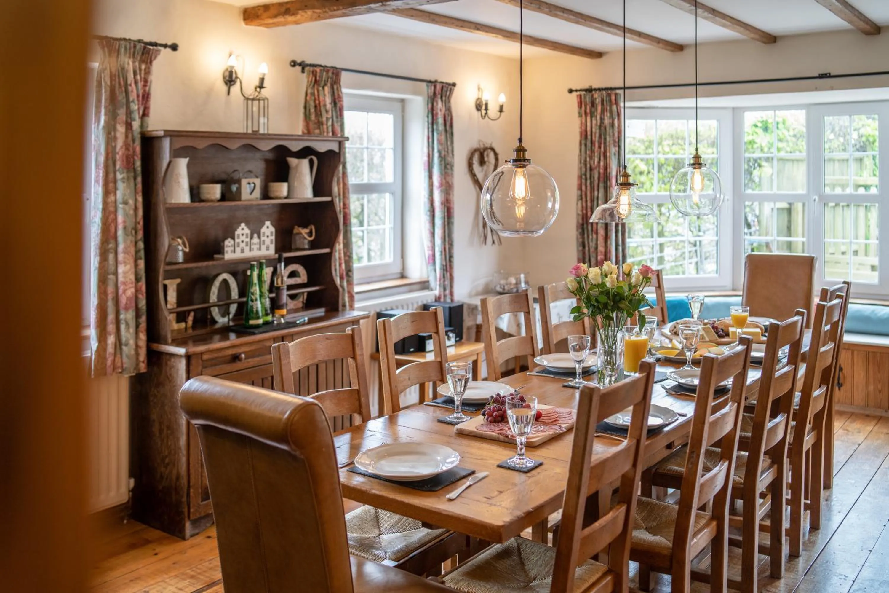 Dining area in Croft Farm & Celtic Cottages