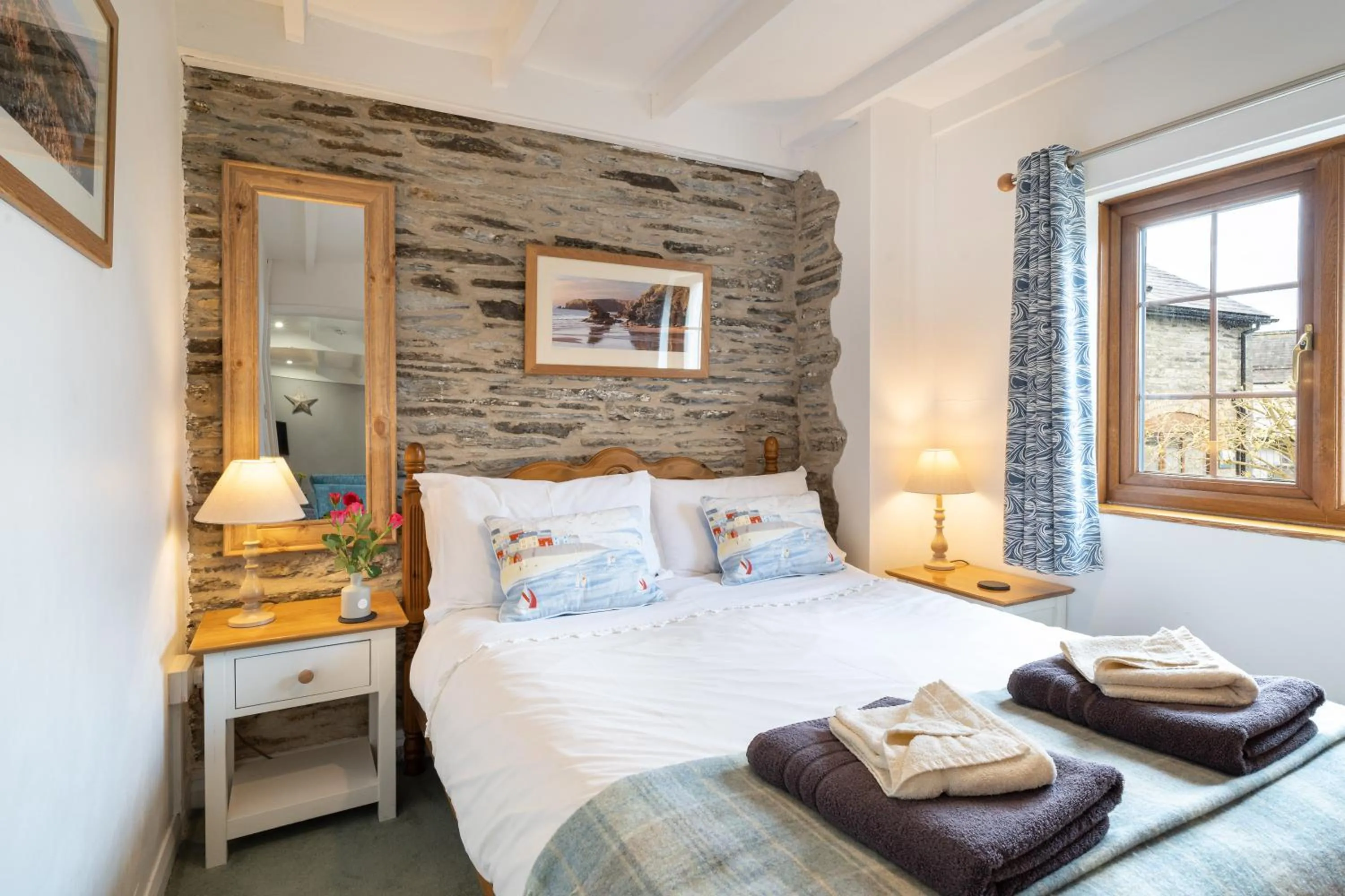 Bedroom, Bed in Croft Farm & Celtic Cottages
