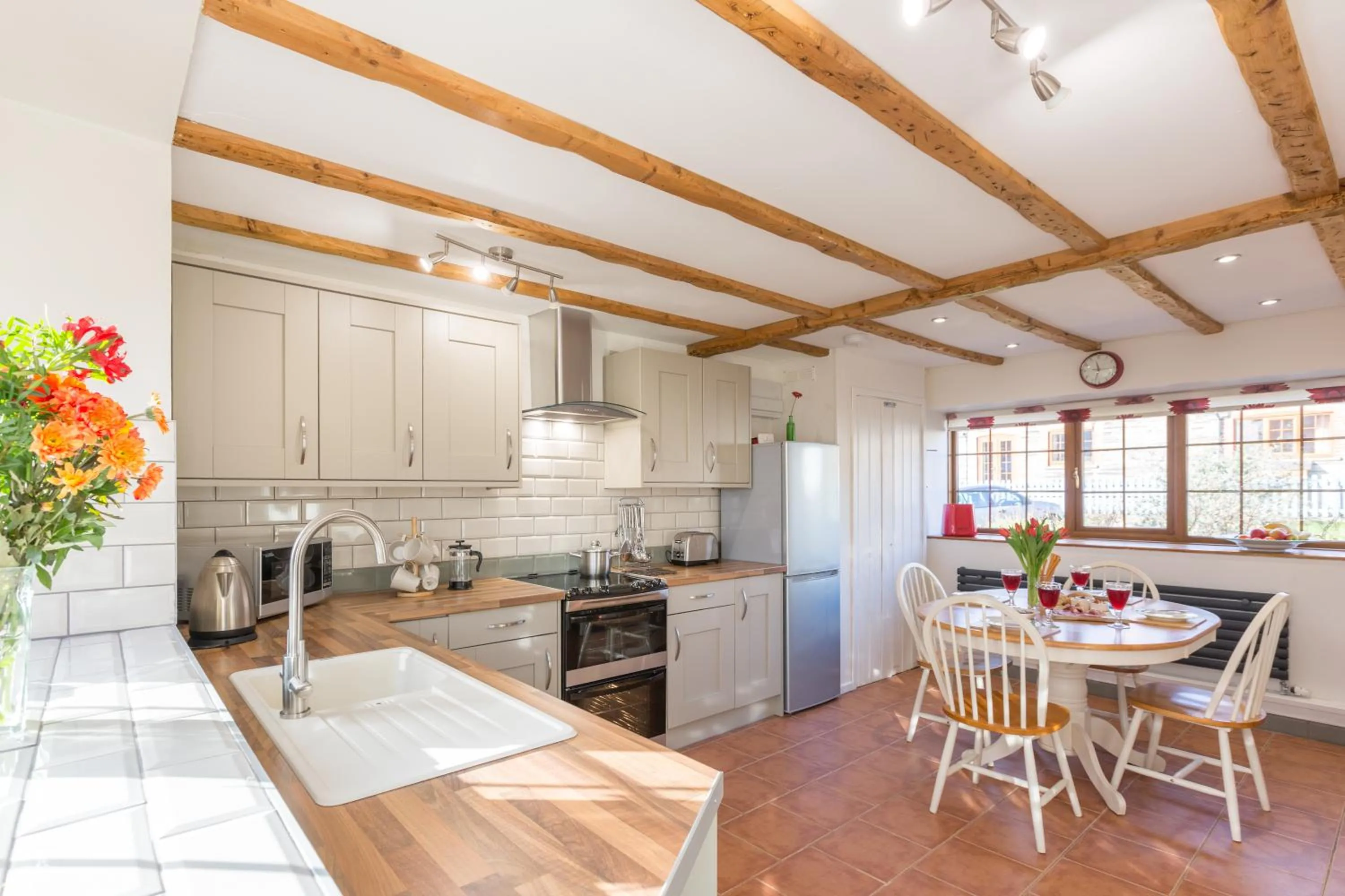 Kitchen or kitchenette in Croft Farm & Celtic Cottages