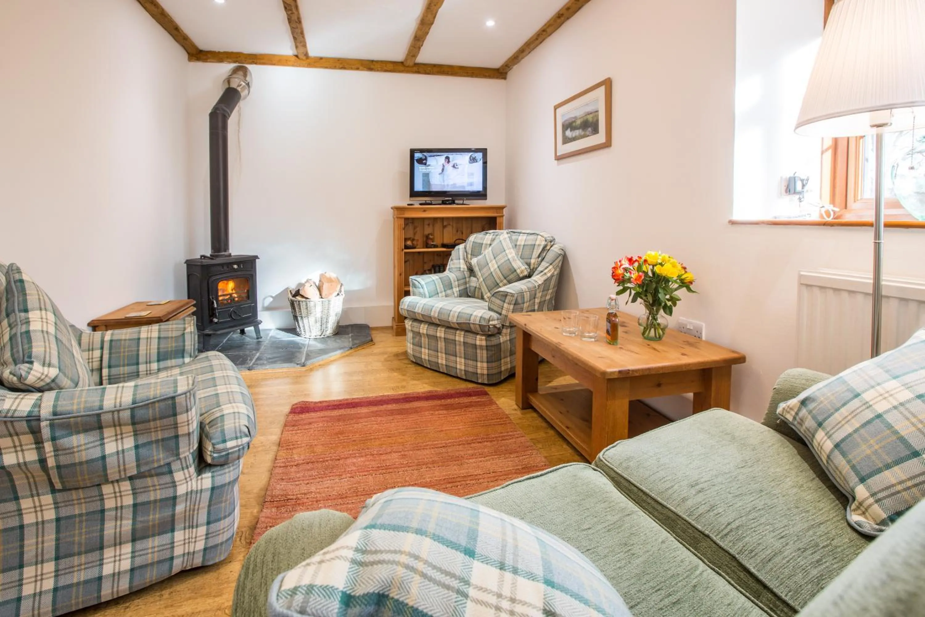 Living room in Croft Farm & Celtic Cottages