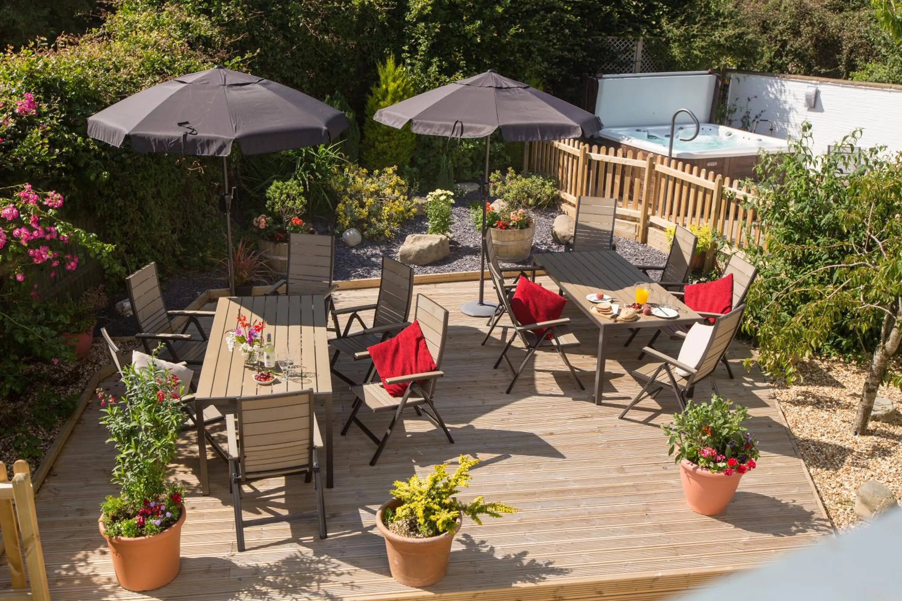 Patio in Croft Farm & Celtic Cottages