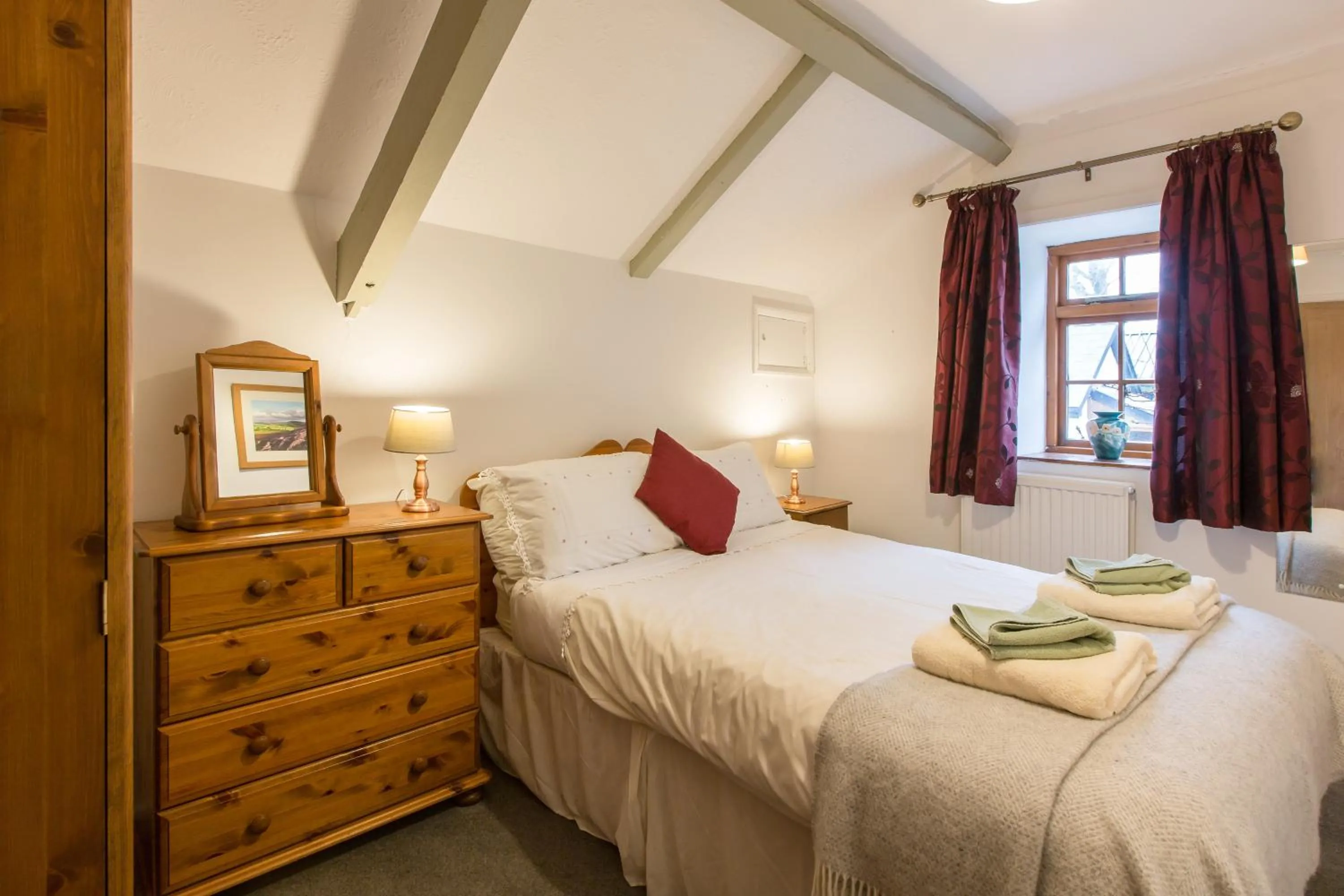 Bedroom, Bed in Croft Farm & Celtic Cottages