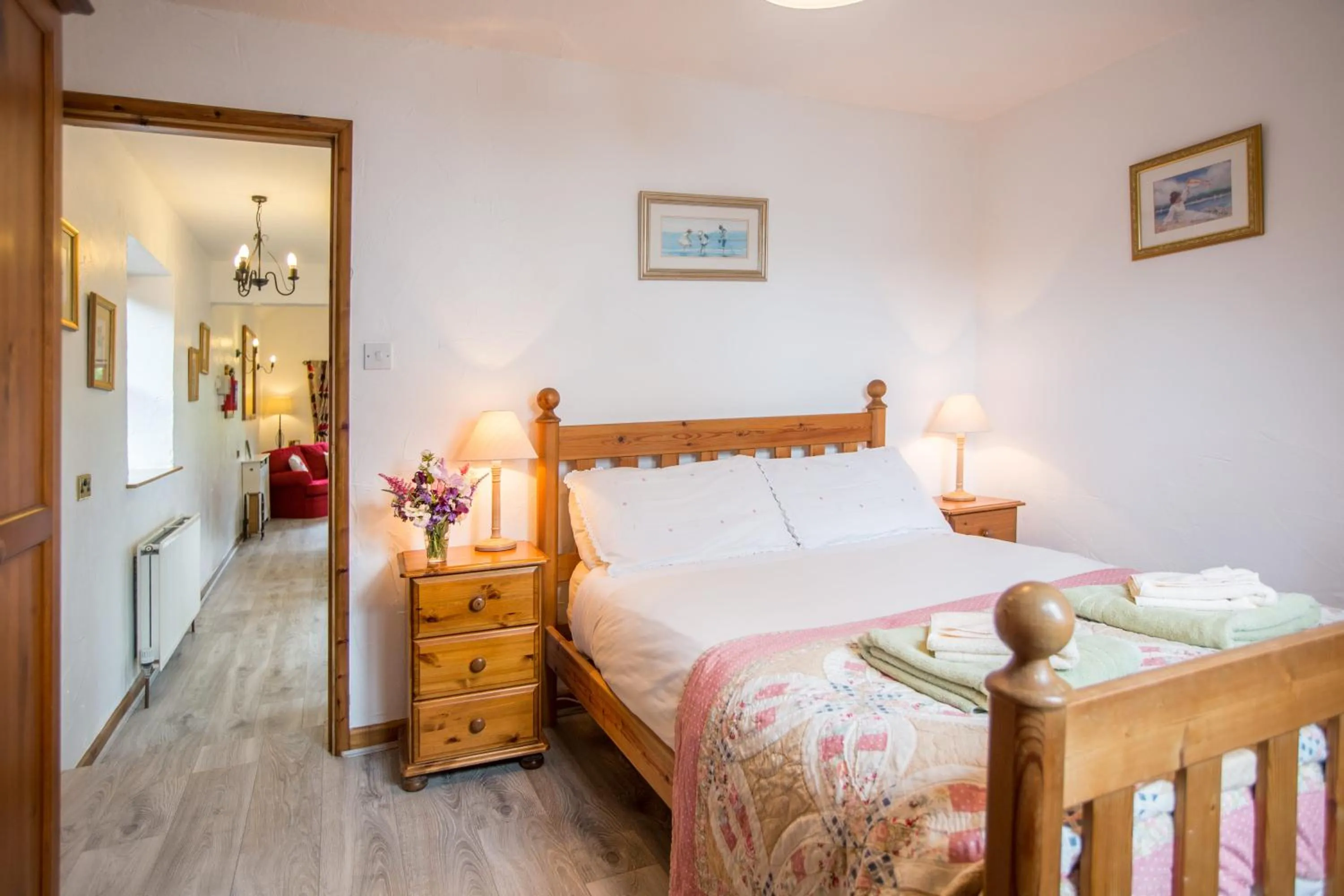 Bedroom, Bed in Croft Farm & Celtic Cottages
