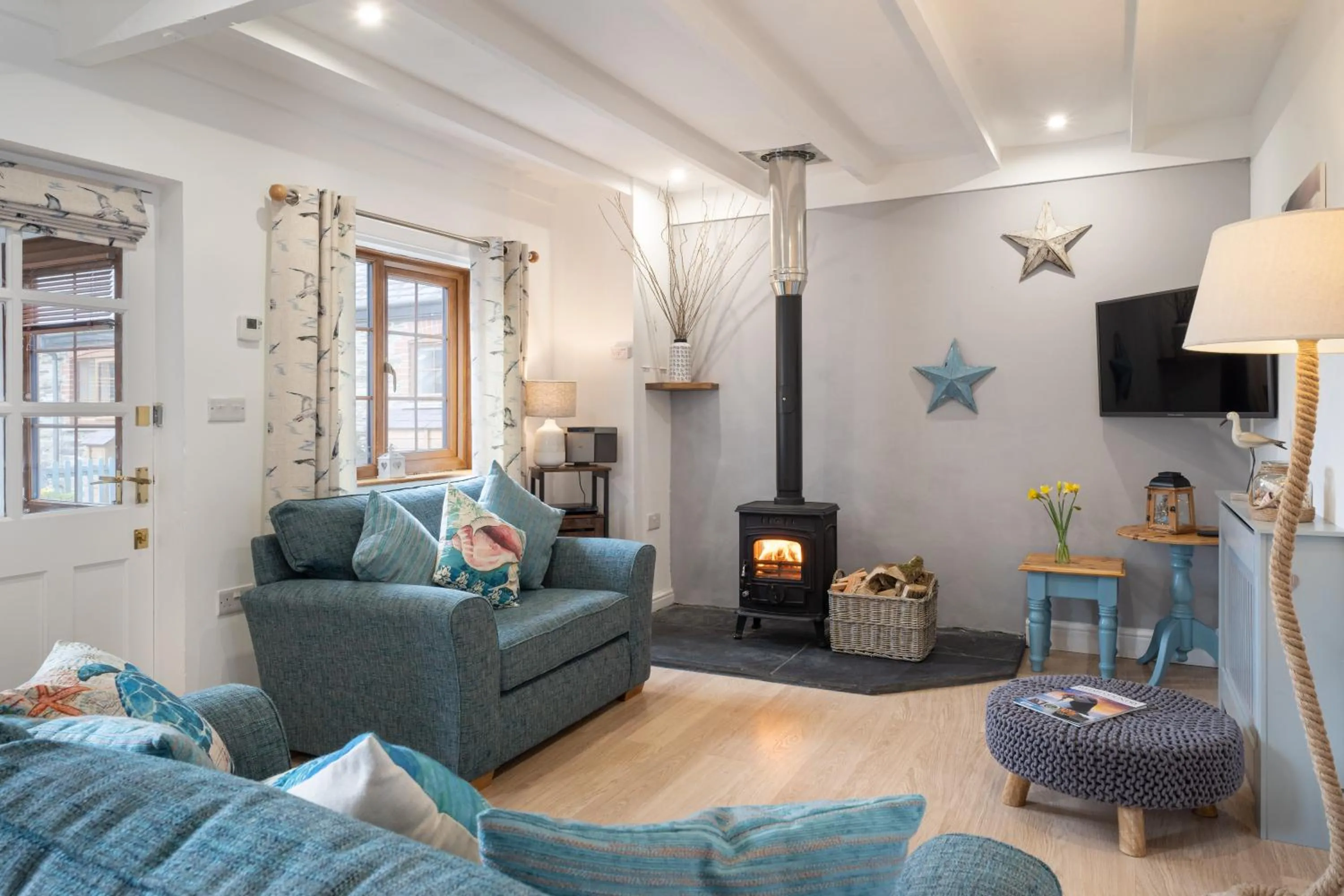 Living room in Croft Farm & Celtic Cottages