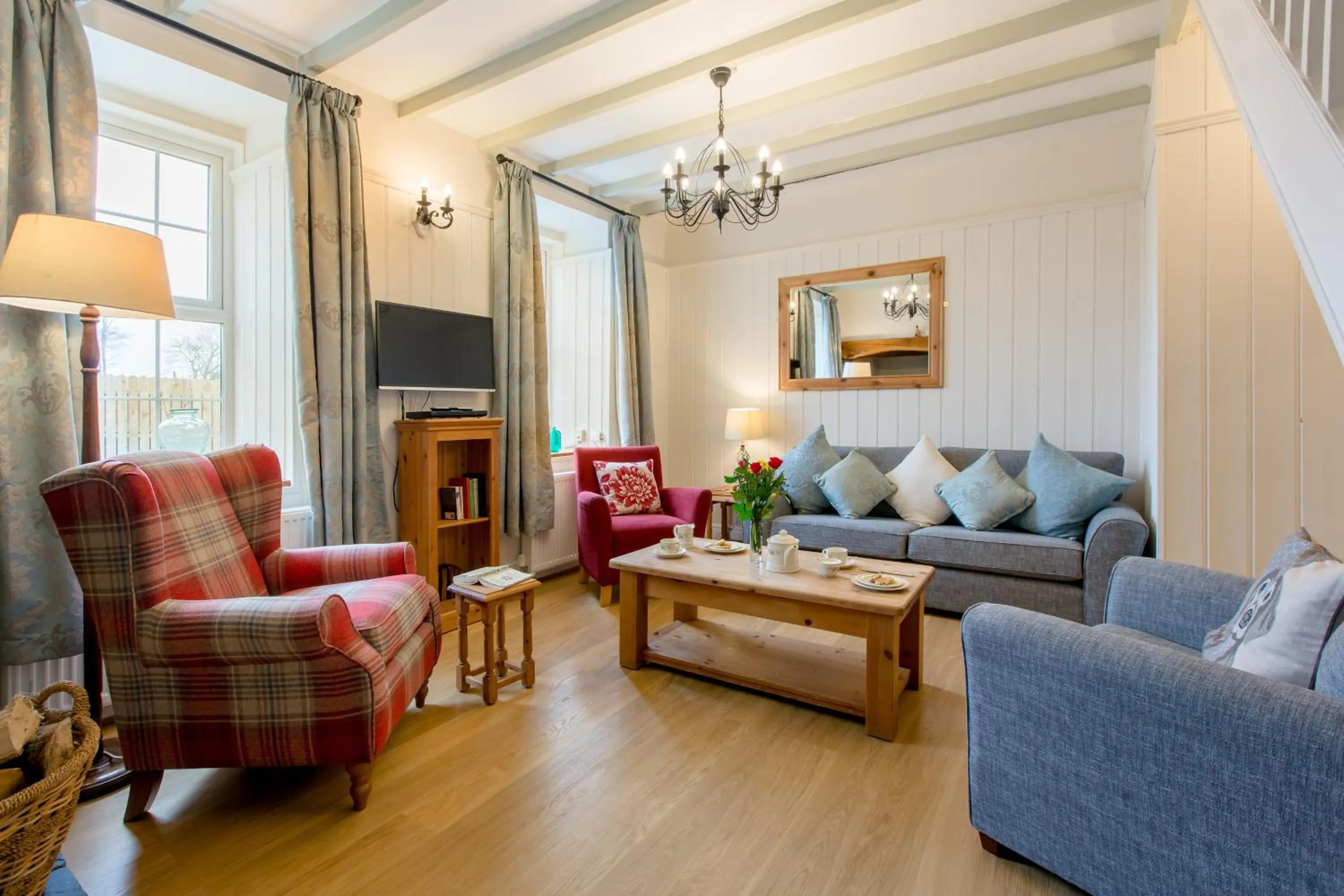 Living room in Croft Farm & Celtic Cottages