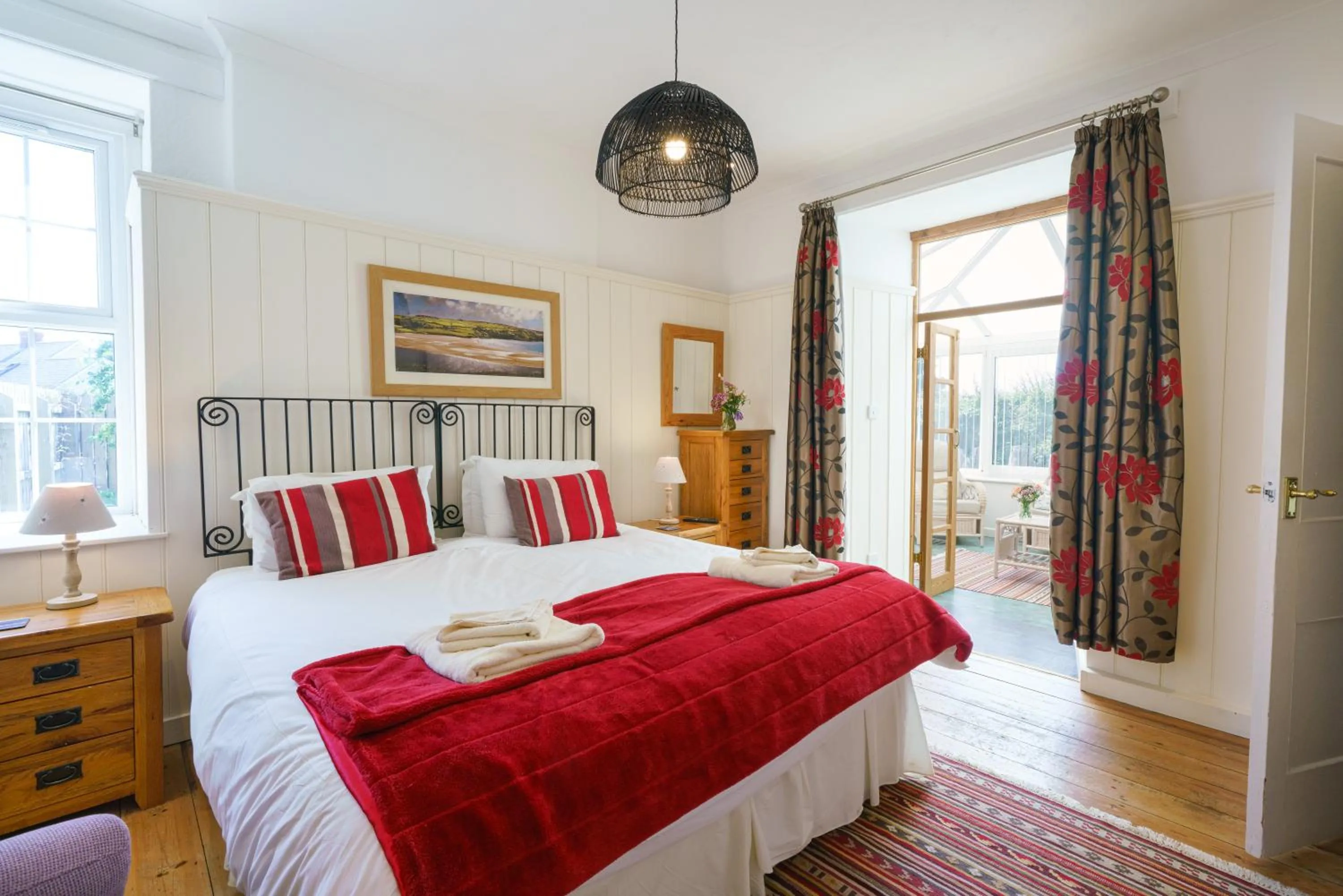 Bedroom, Bed in Croft Farm & Celtic Cottages