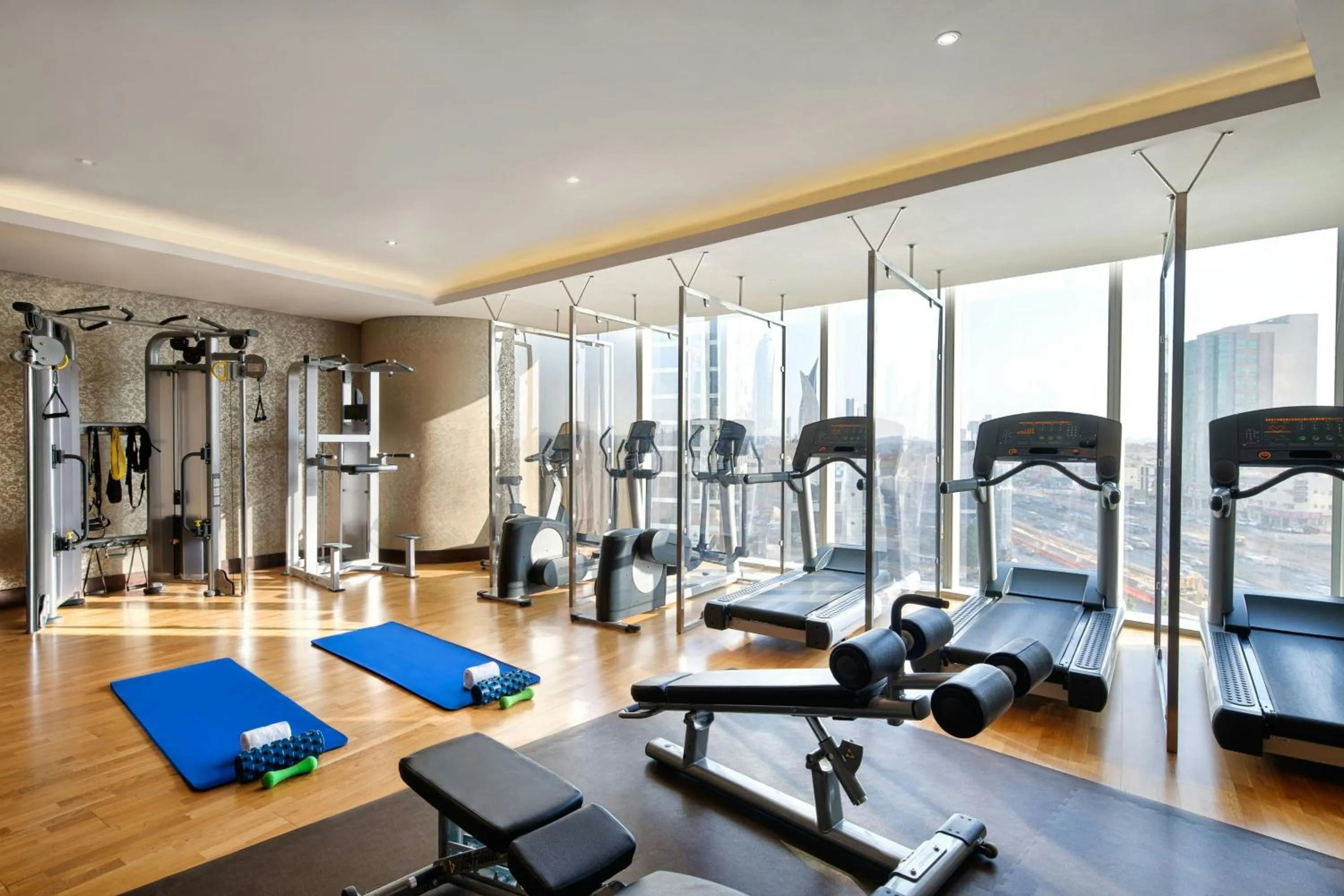 Fitness centre/facilities in JW Marriott Hotel Riyadh
