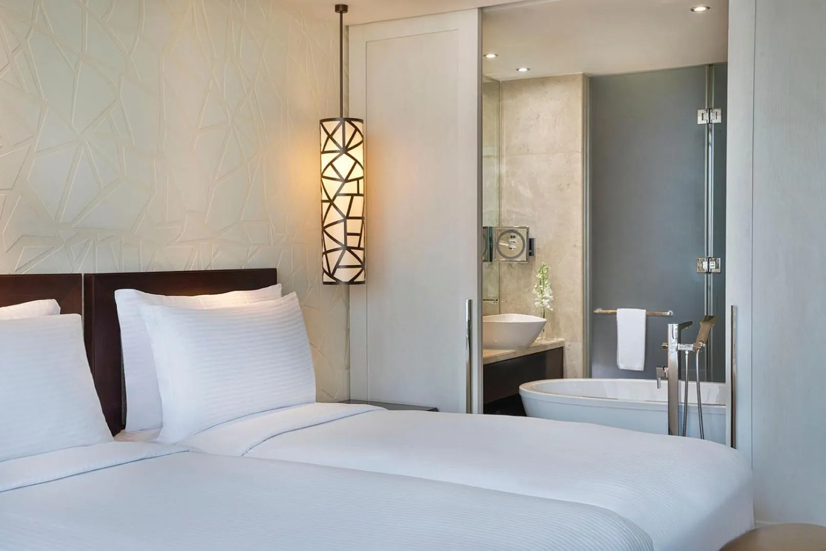 Bed in JW Marriott Hotel Riyadh