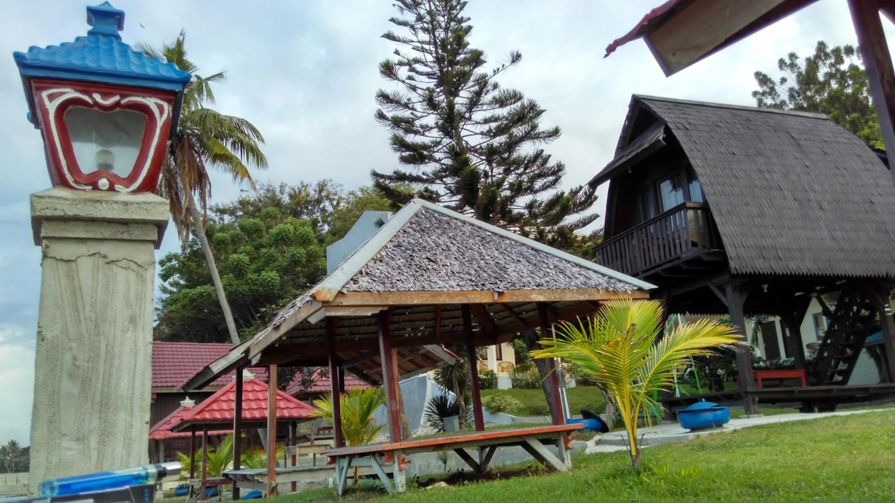 Garden in Amazing Beach Resort Palu