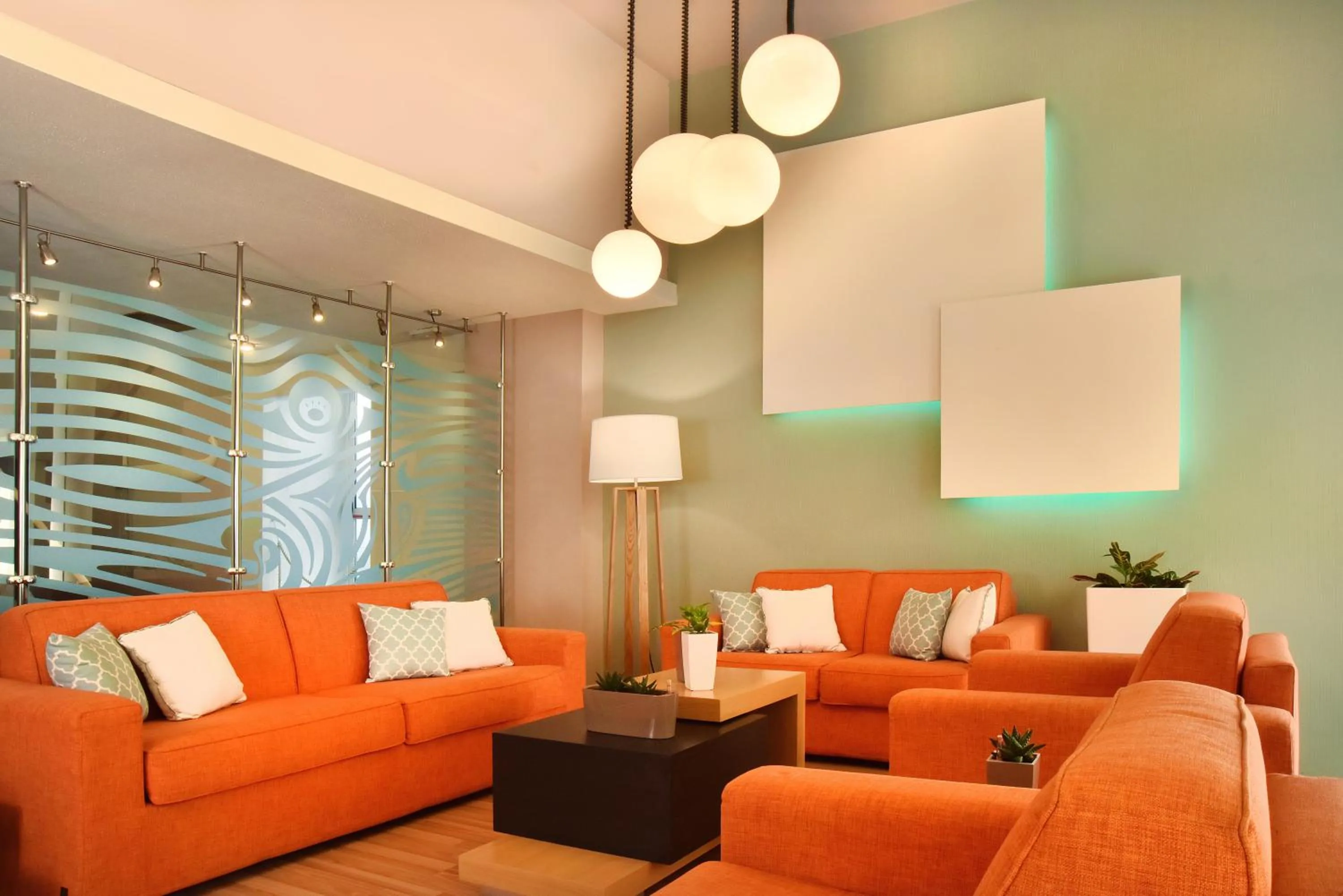 Communal lounge/ TV room in Marina Alimos Hotel Apartments