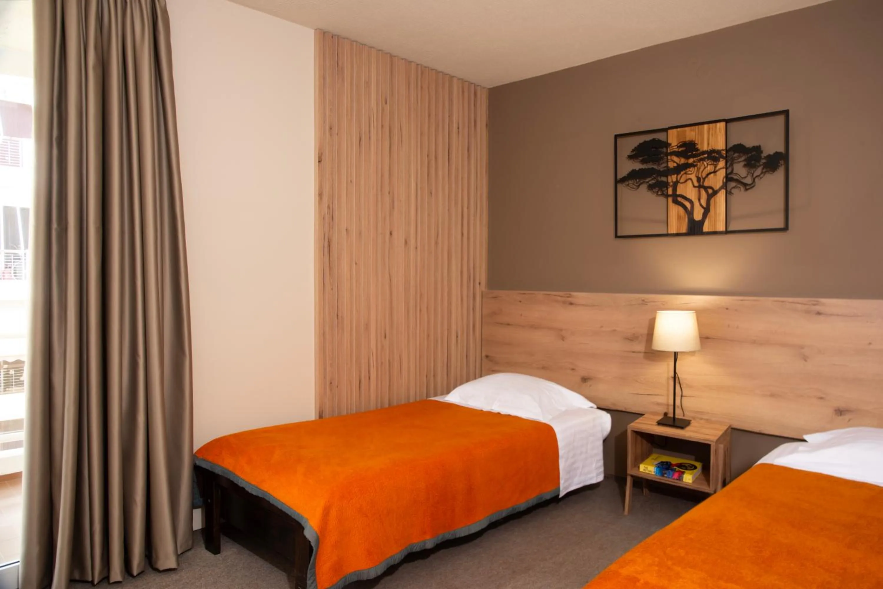 Bed in Marina Alimos Hotel Apartments