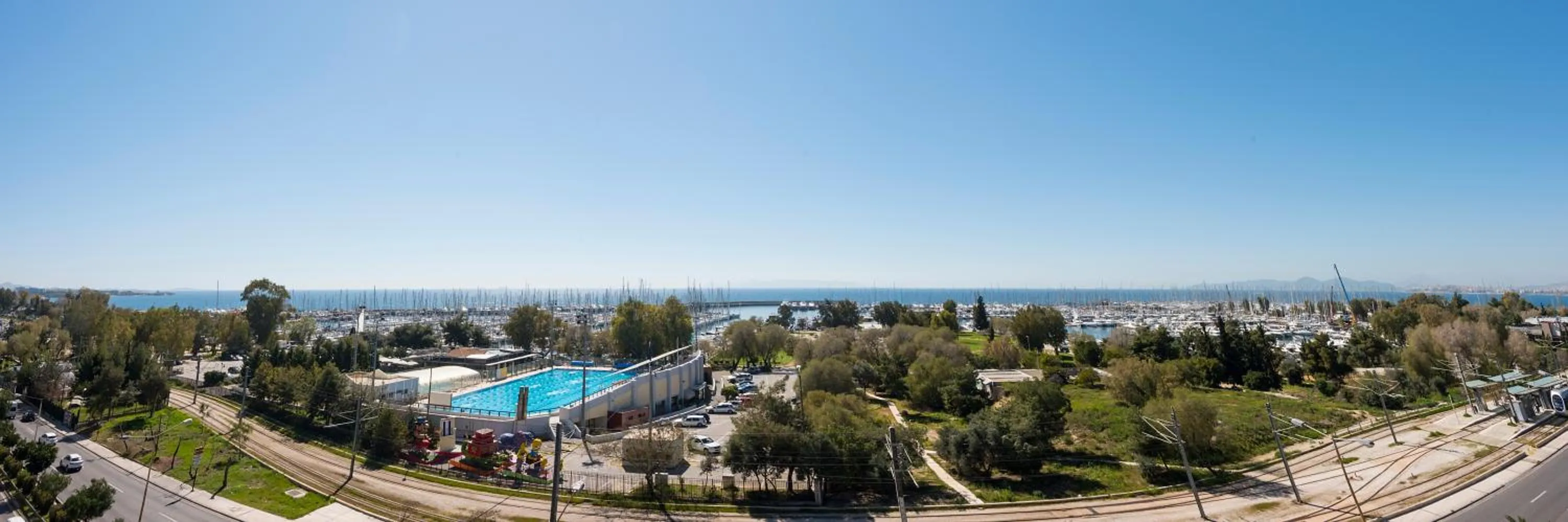 Sea view in Marina Alimos Hotel Apartments