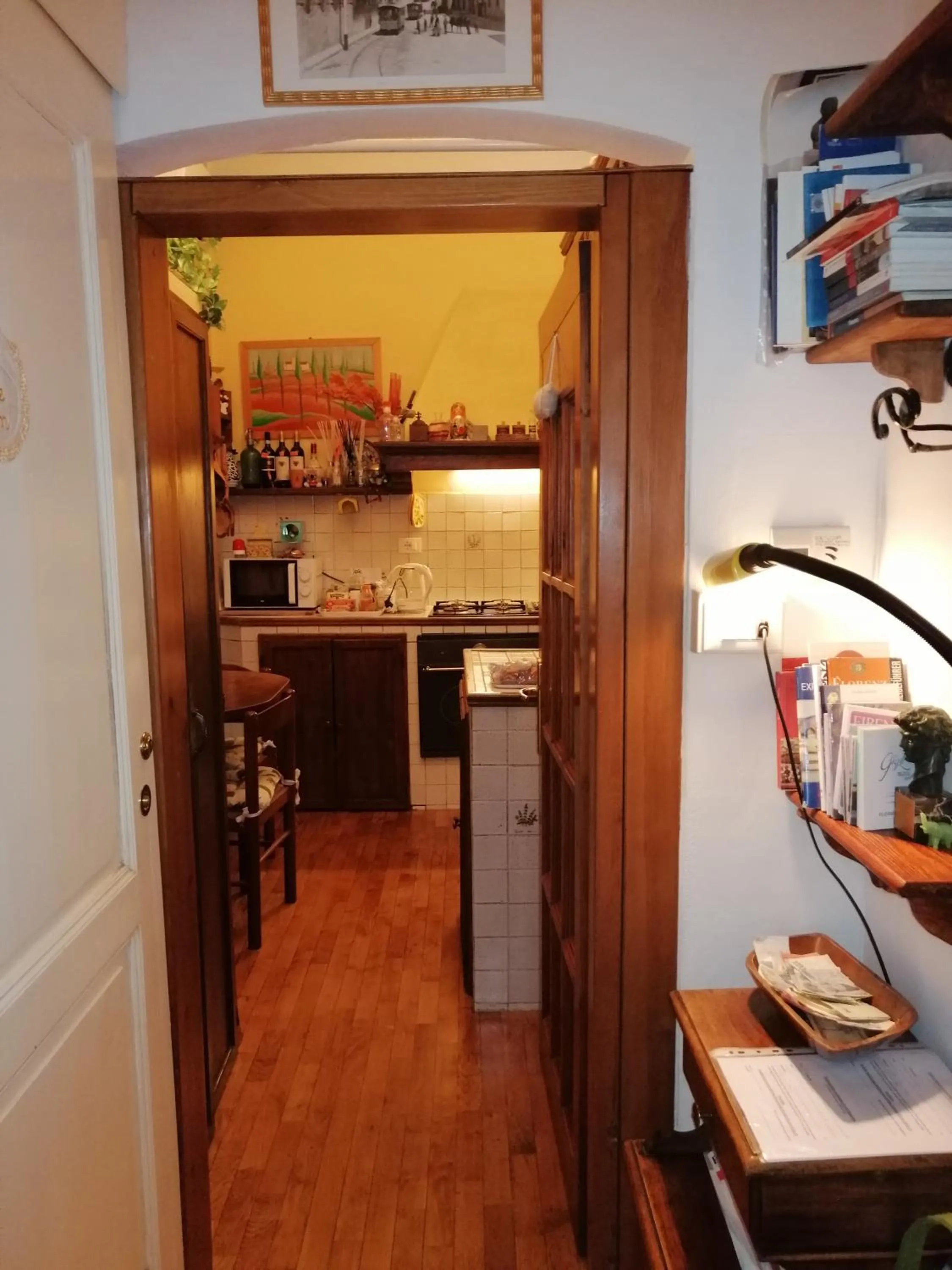 Kitchen or kitchenette in BB Tre Gigli Firenze stazione, via Palazzuolo 55
