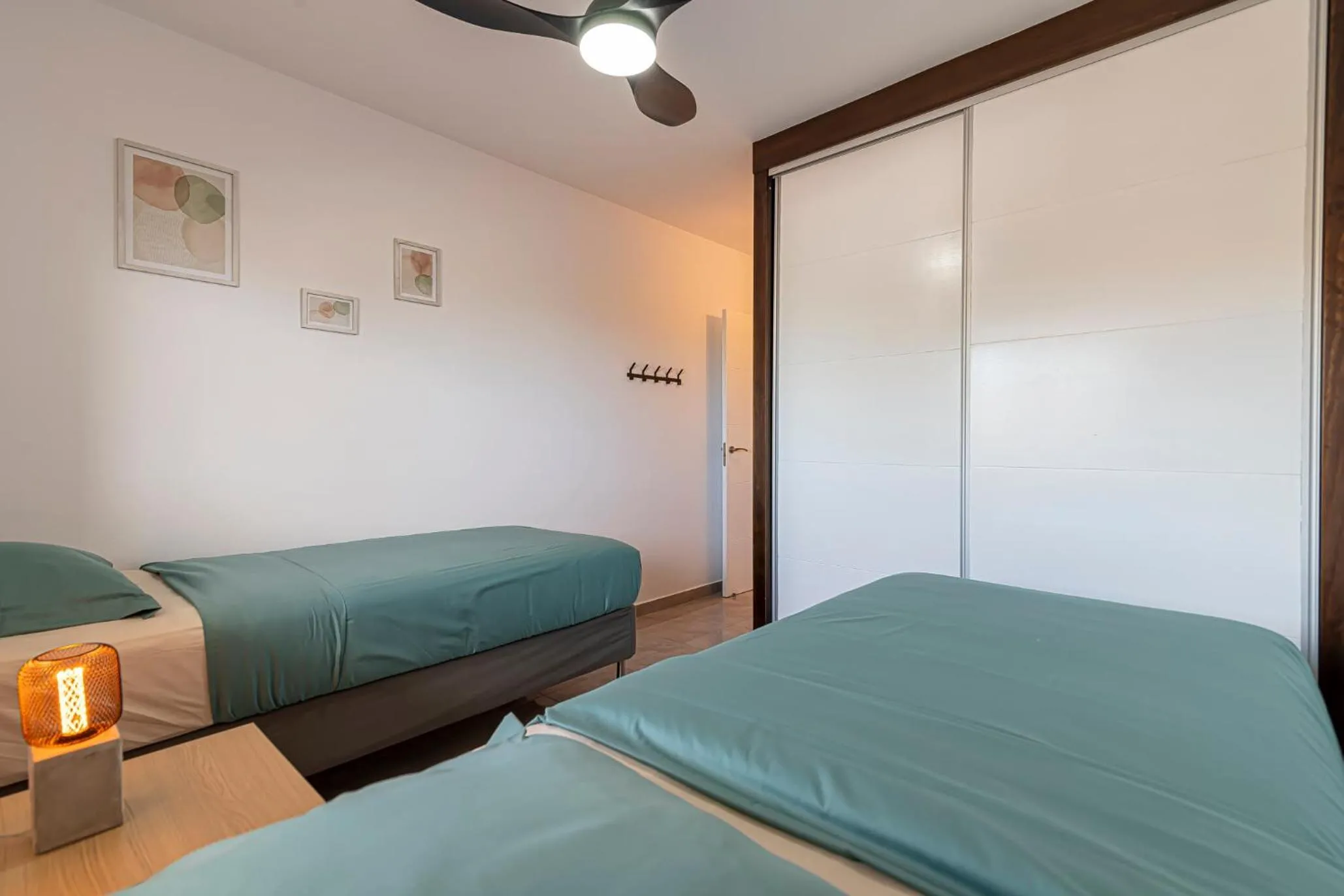 Bed in GO2TENERIFE Apart'Madera Terrace, Swimming pool & Parking