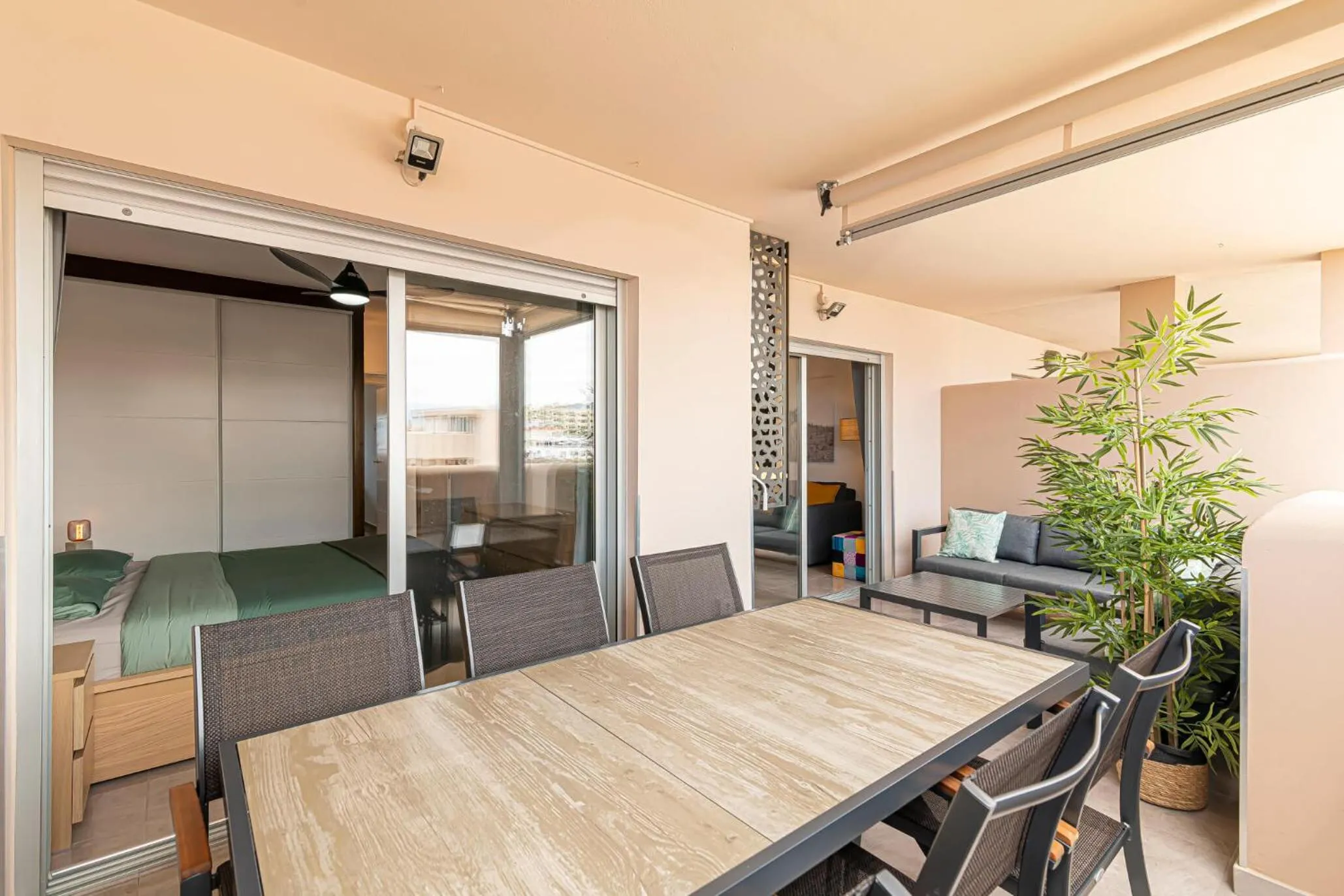 Patio in GO2TENERIFE Apart'Madera Terrace, Swimming pool & Parking
