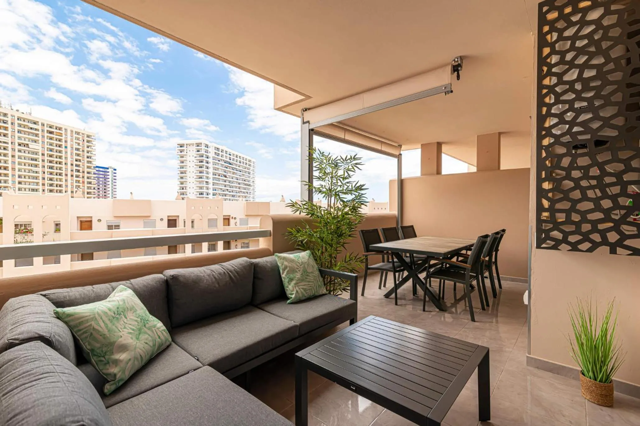 Patio in GO2TENERIFE Apart'Madera Terrace, Swimming pool & Parking