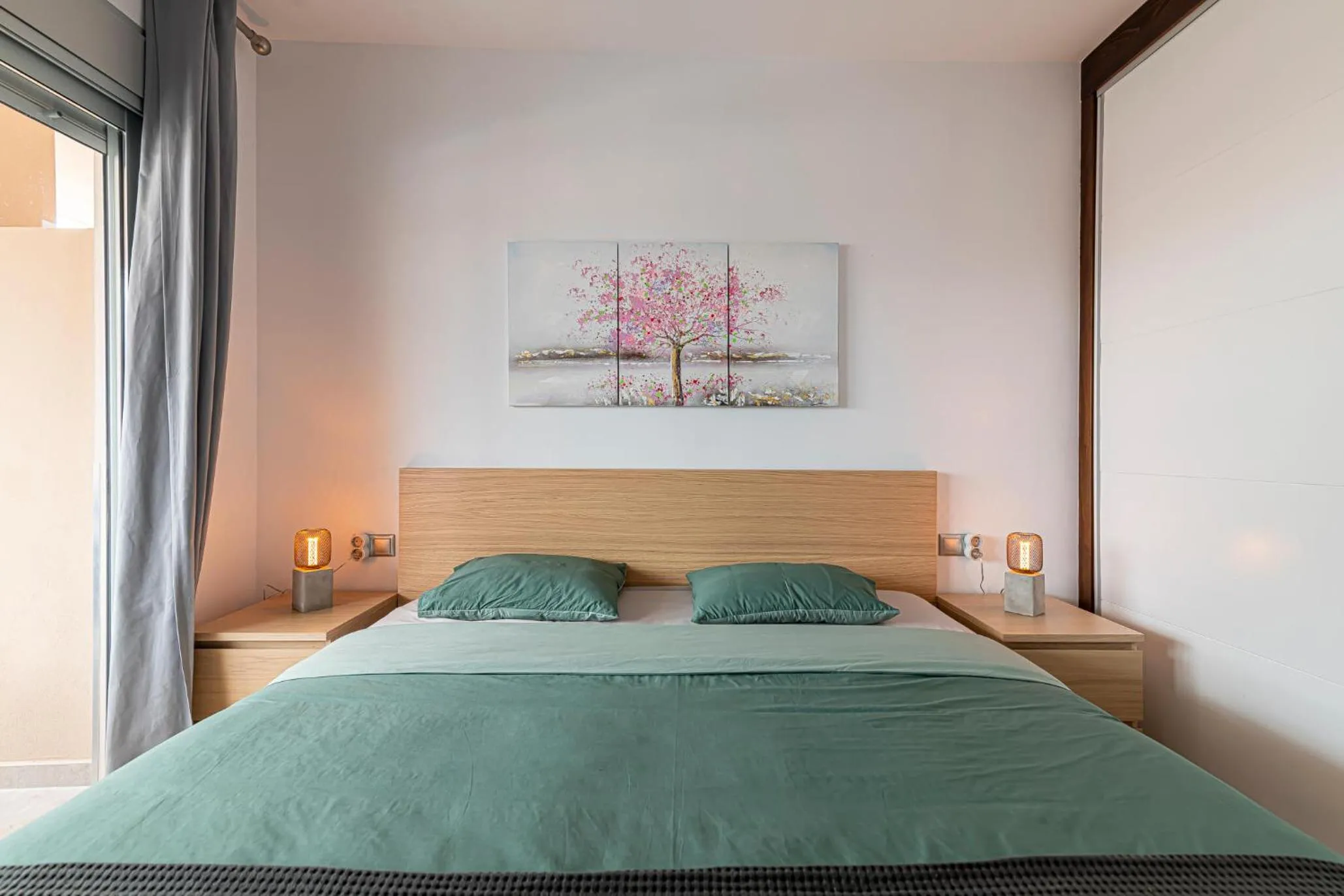 Bed in GO2TENERIFE Apart'Madera Terrace, Swimming pool & Parking