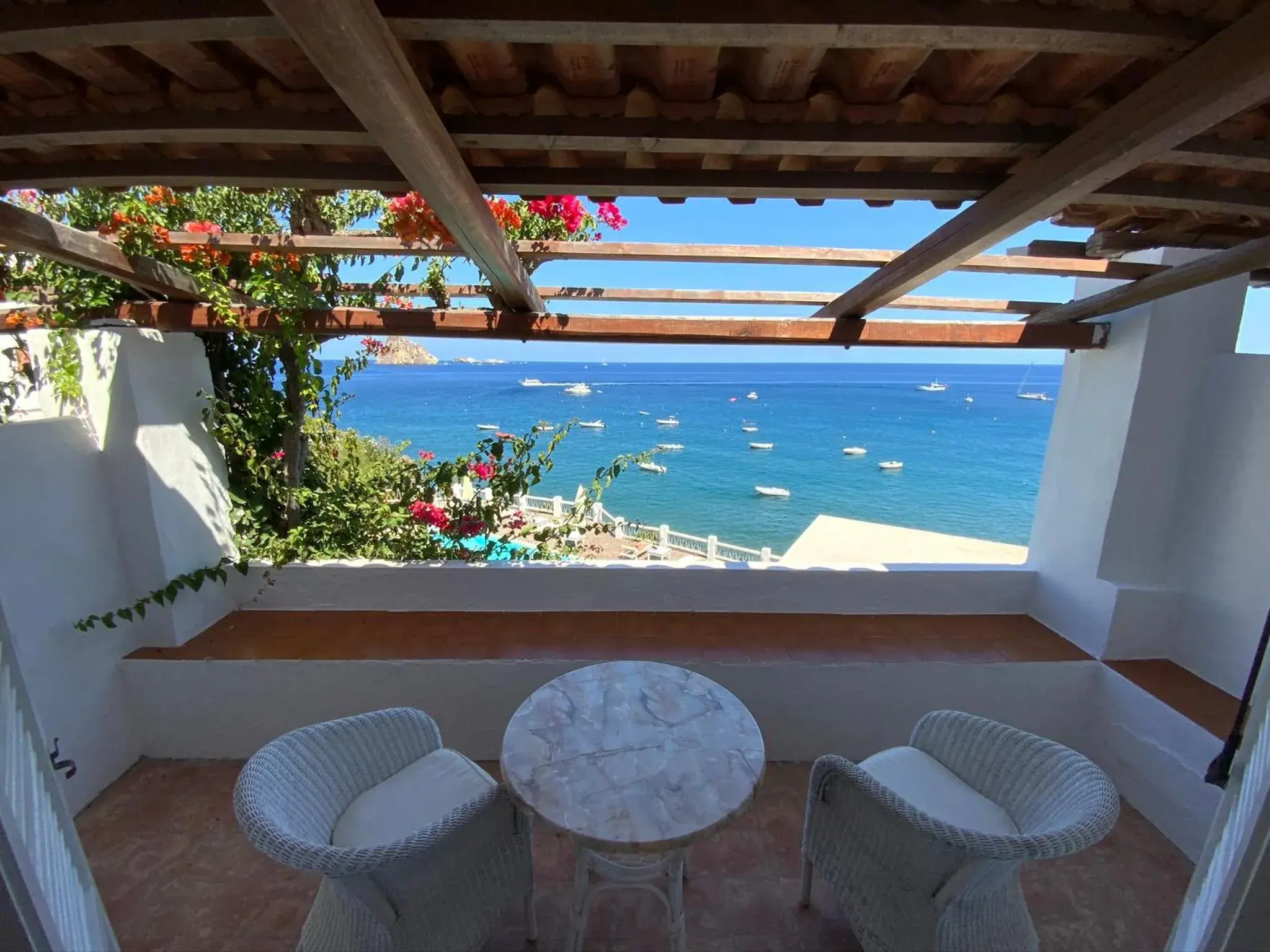 Balcony/Terrace in Hotel La Piazza