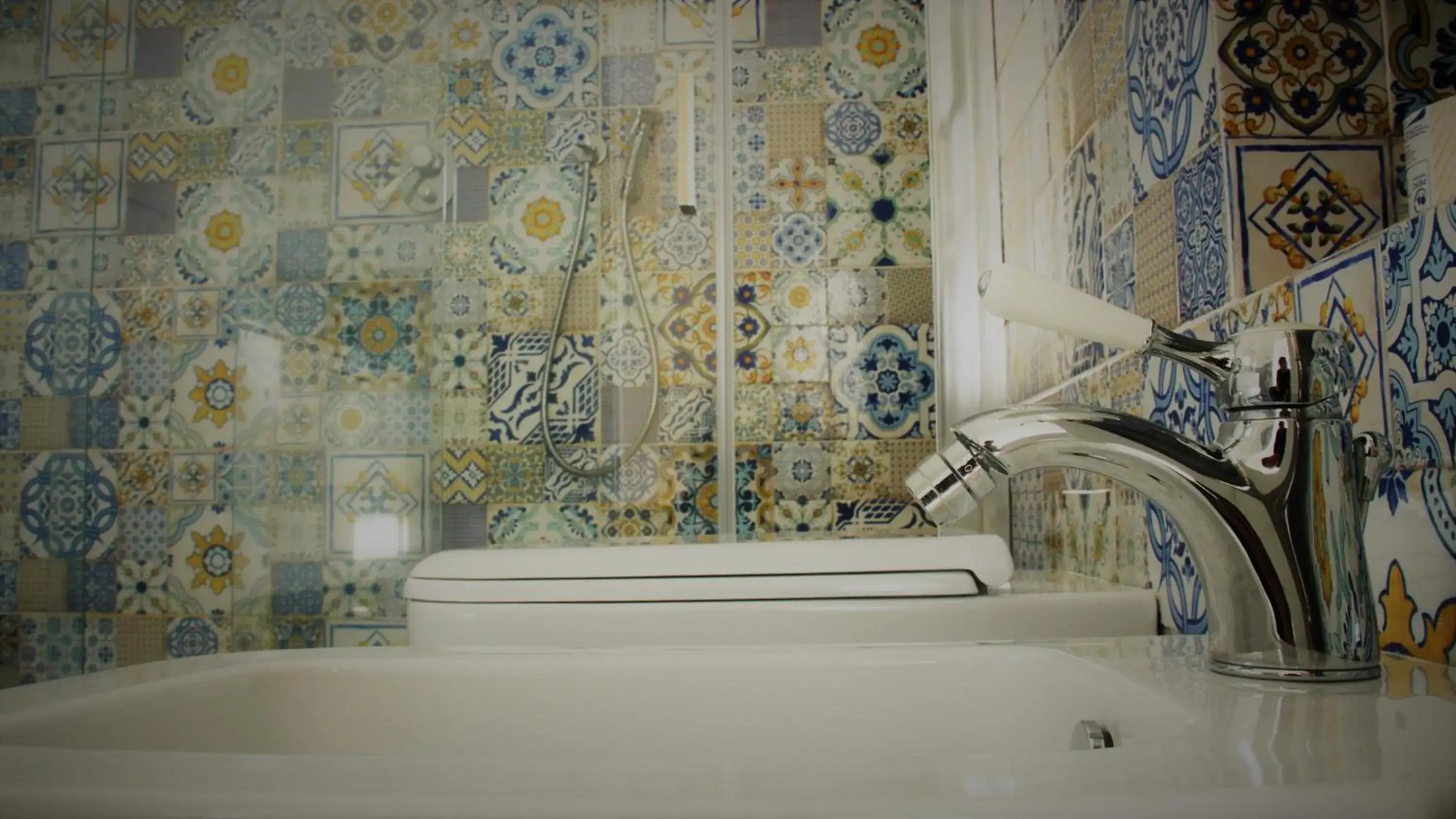 Bathroom in Hotel La Piazza