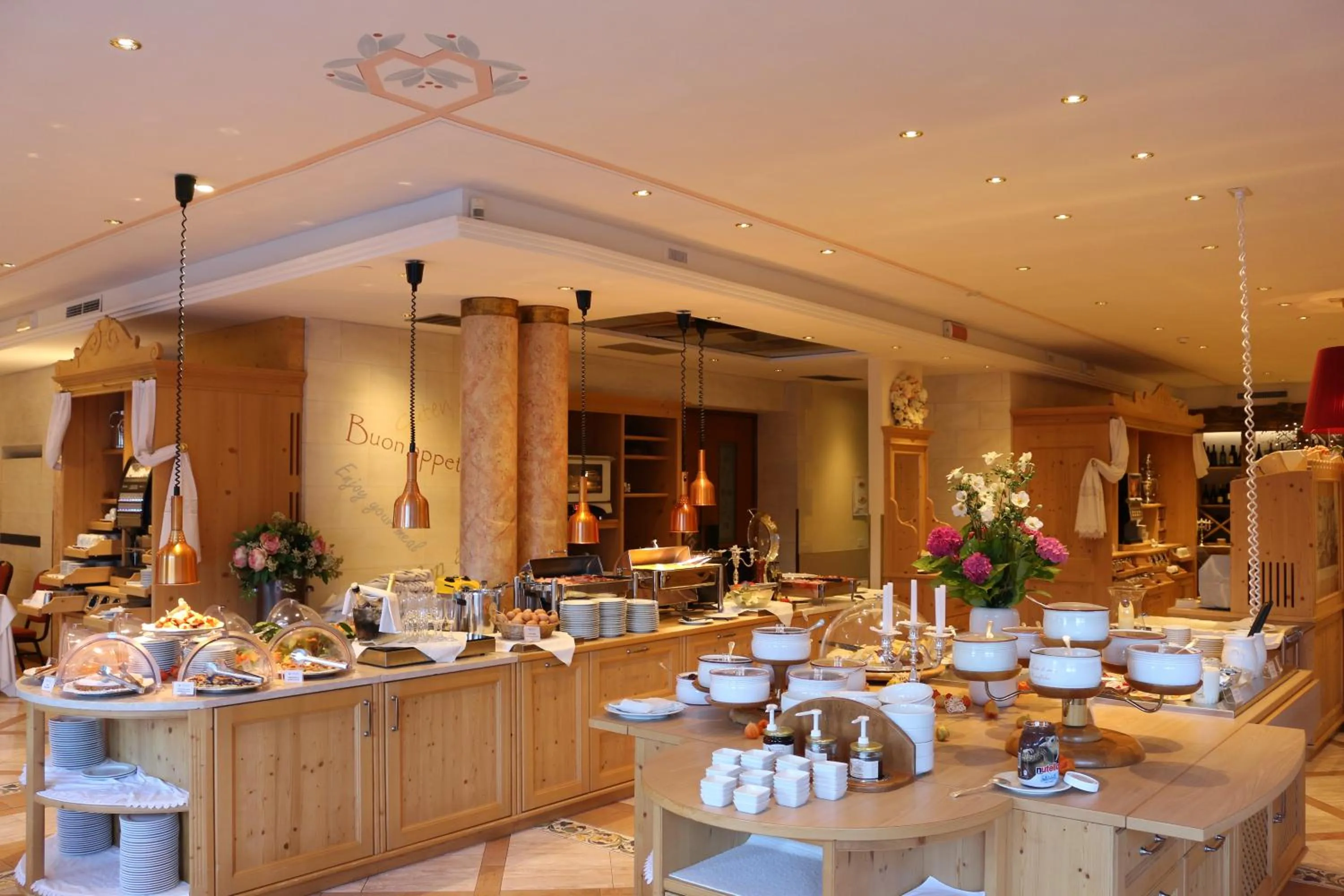 Buffet breakfast in Bellavista Relax Hotel