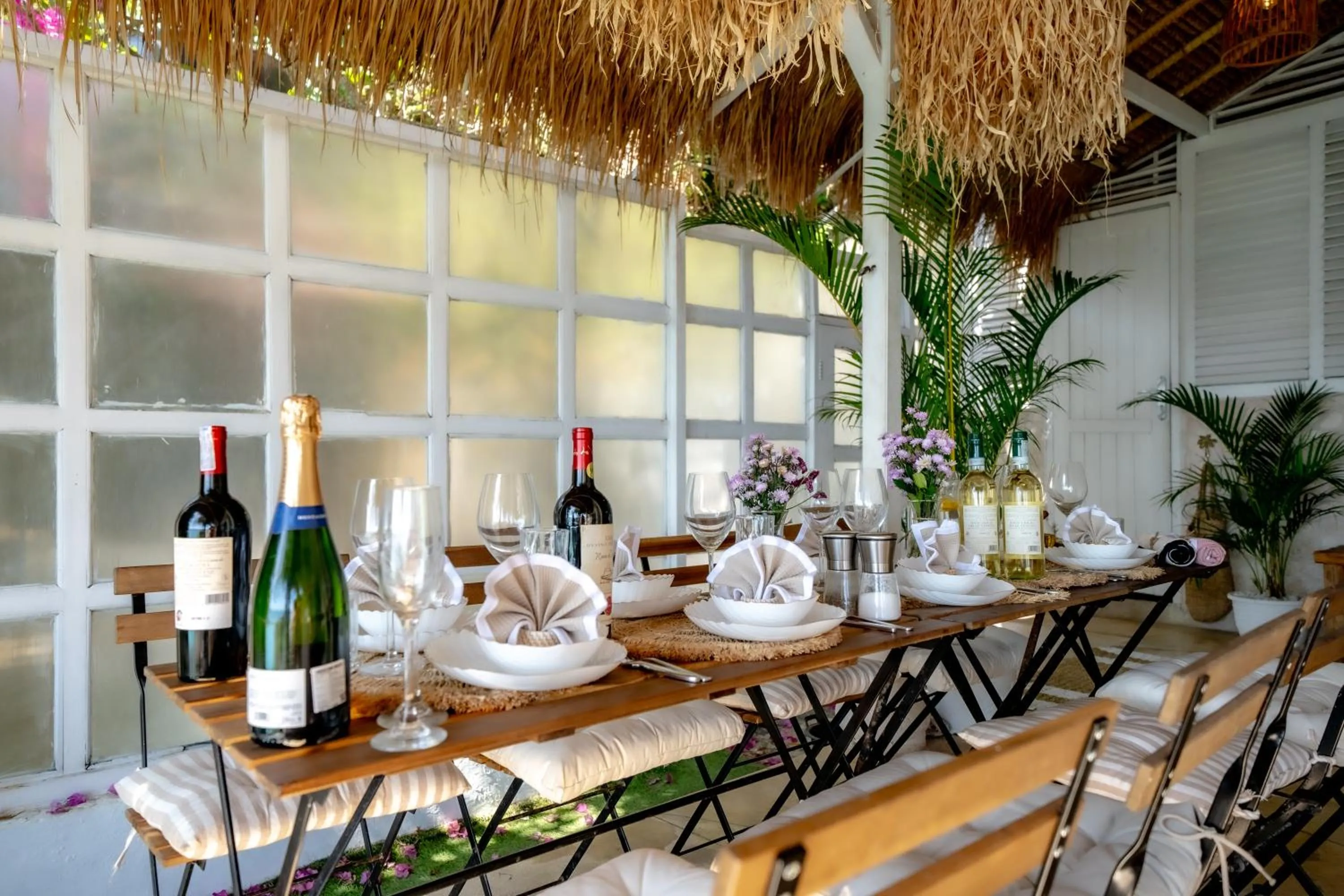 Dining area in Villa Deeksha