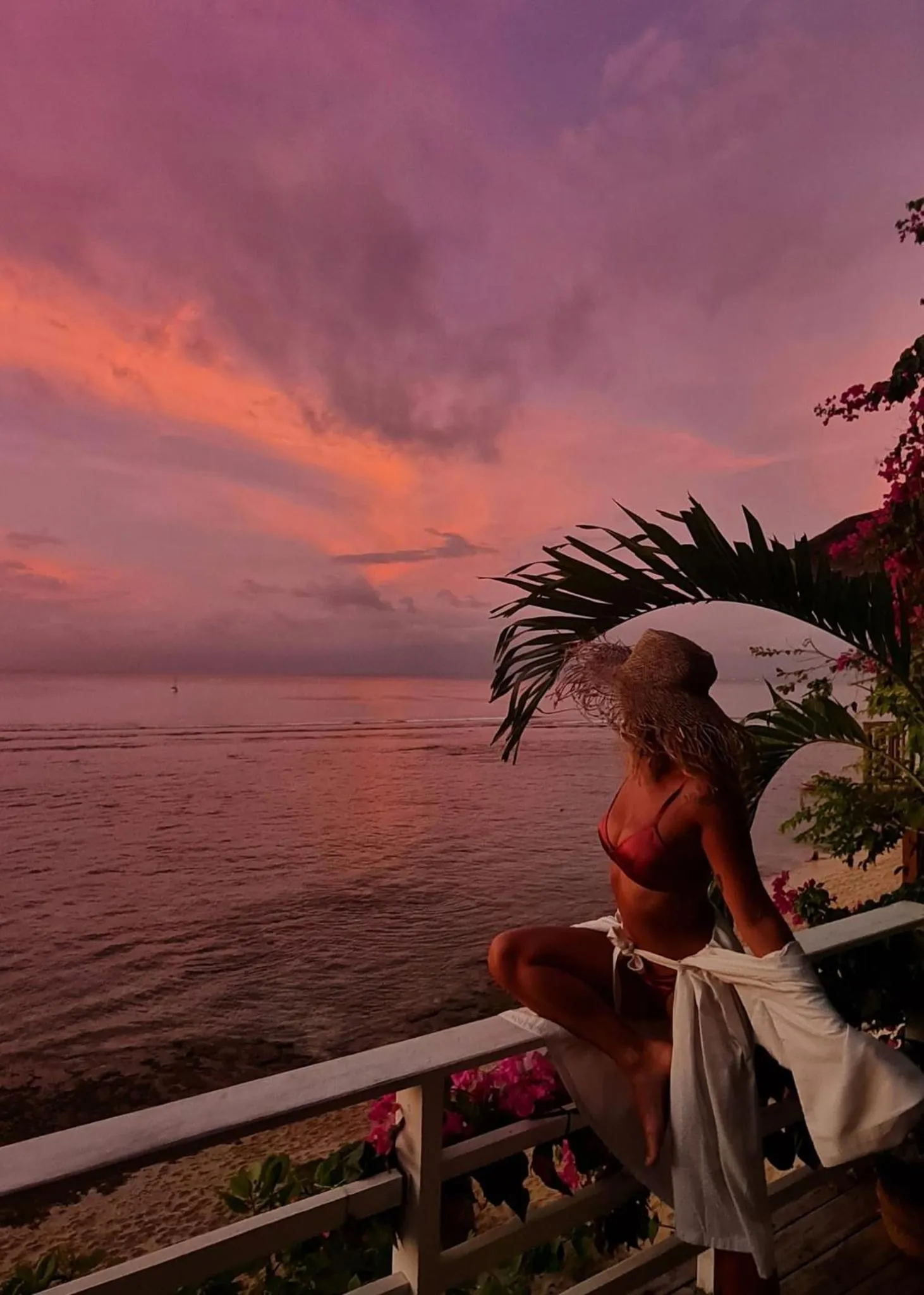 Sunset in Villa Deeksha