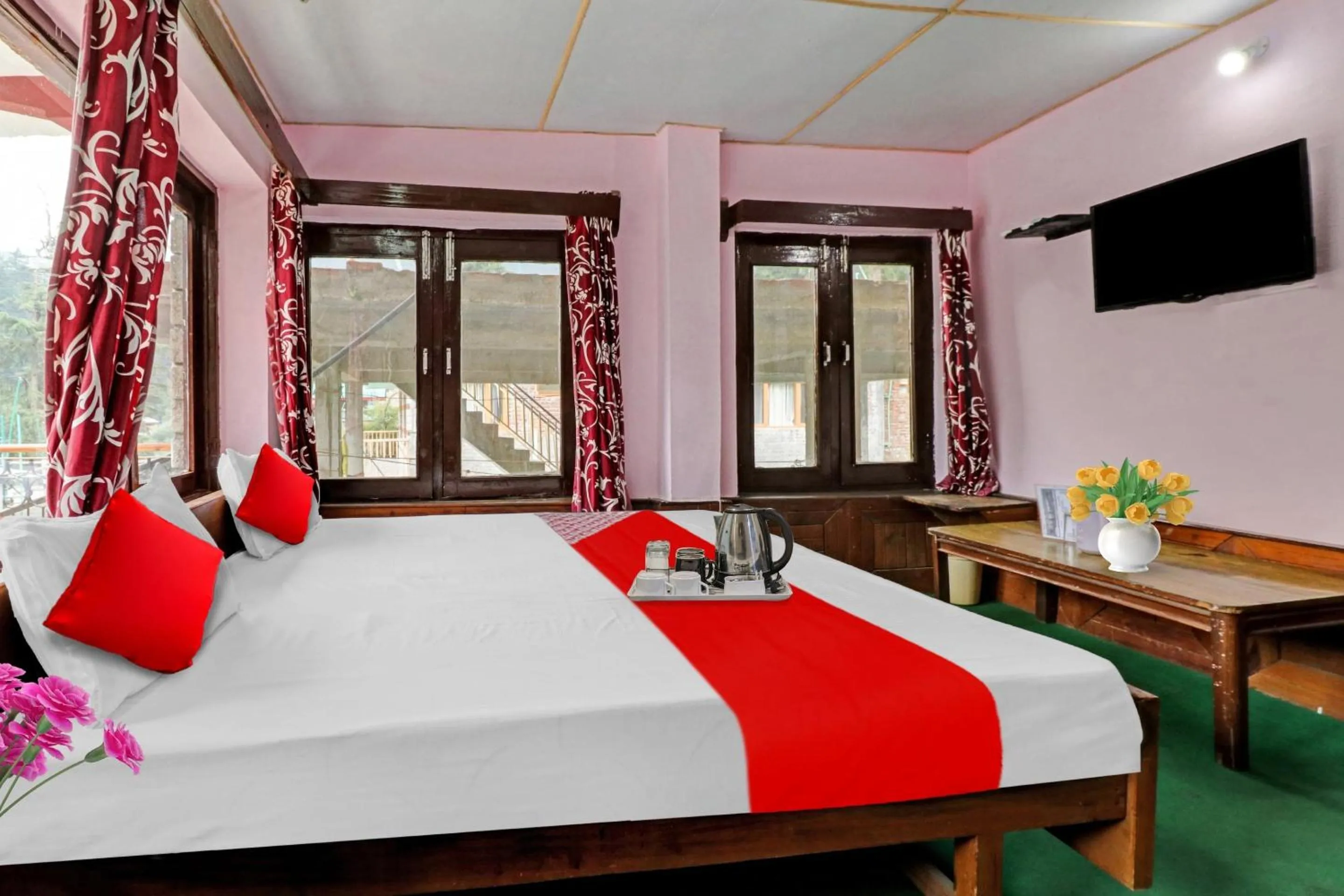 Bedroom, Bed in Hotel O Hema Holiday Home