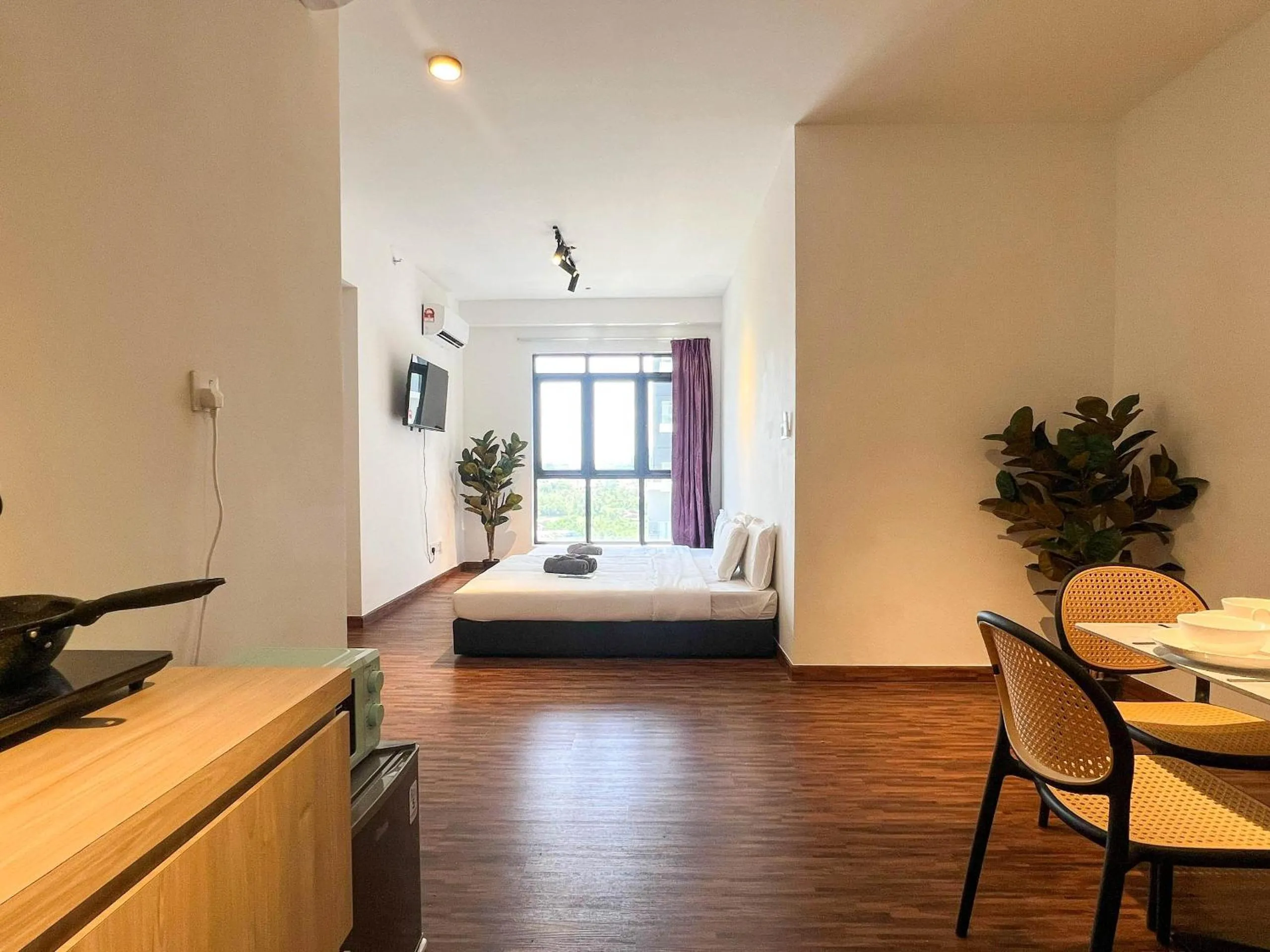 Bed in Hush Inn at K Avenue Kota Kinabalu