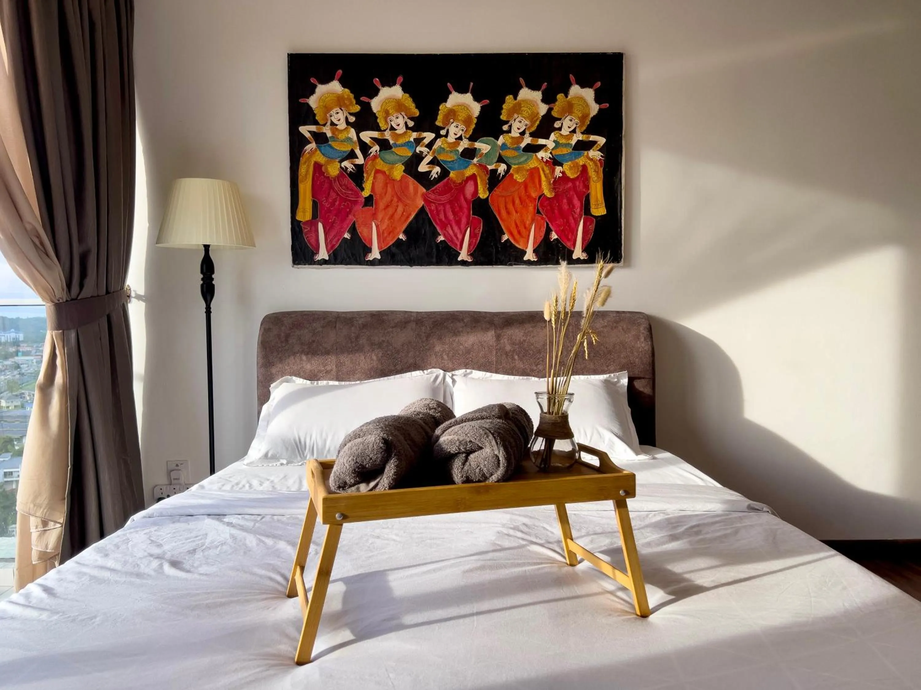 Bed in Hush Inn at K Avenue Kota Kinabalu