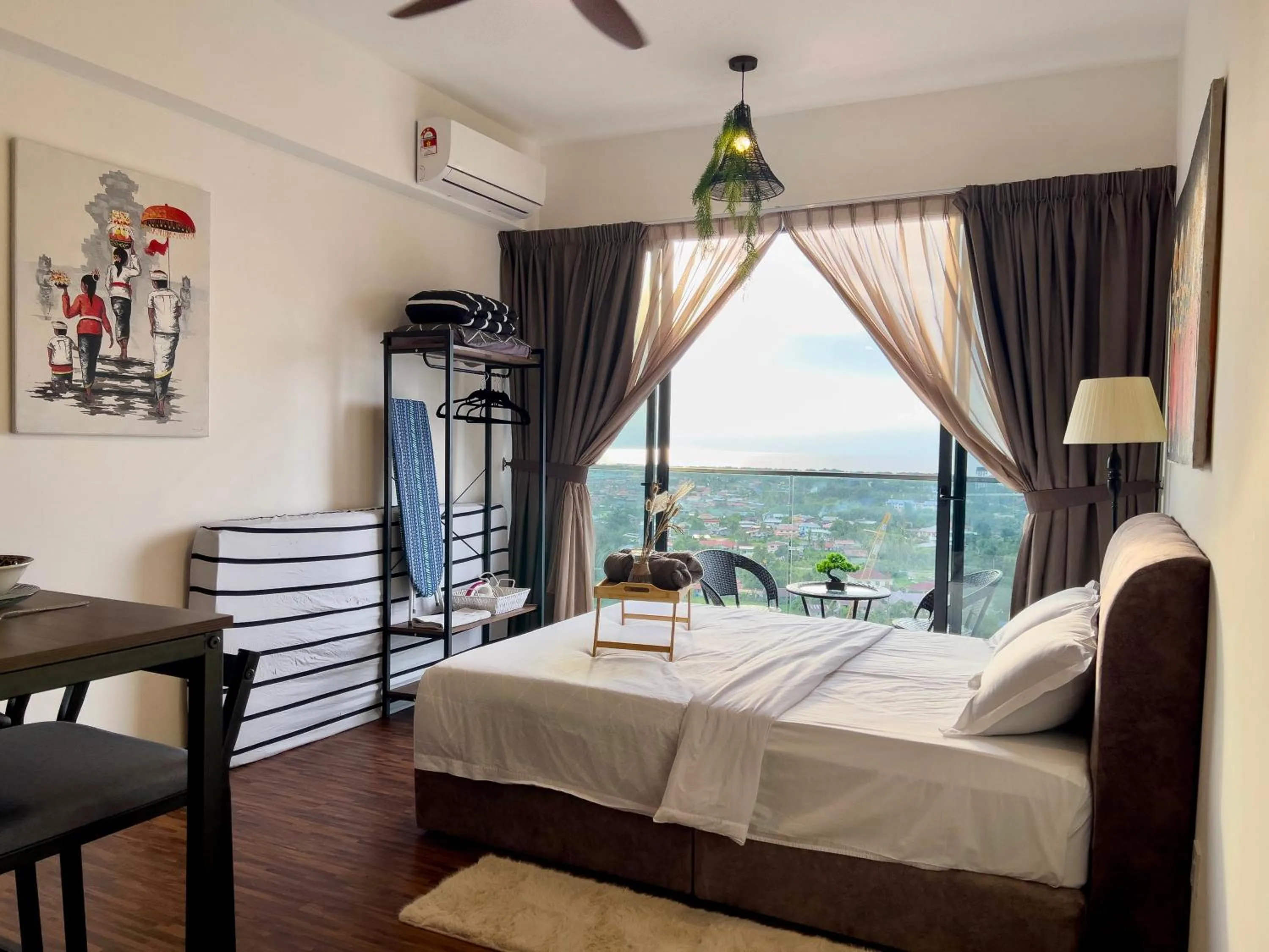 Bed in Hush Inn at K Avenue Kota Kinabalu