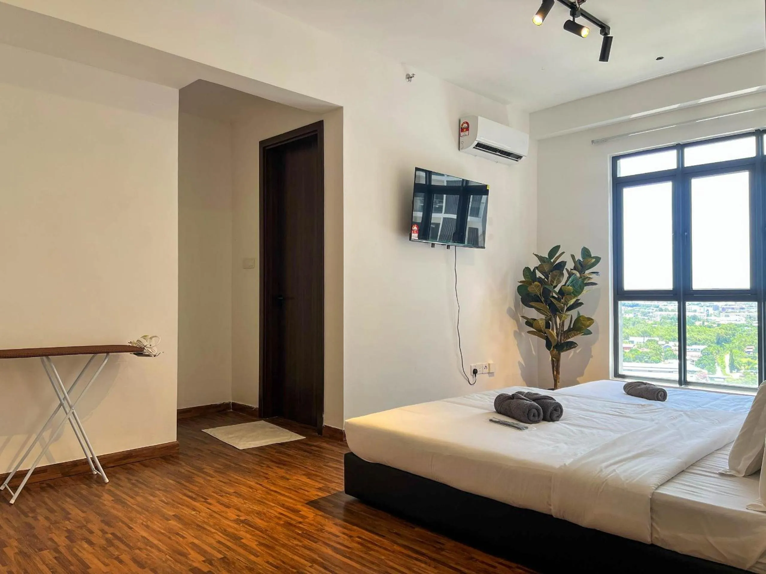 Bed in Hush Inn at K Avenue Kota Kinabalu