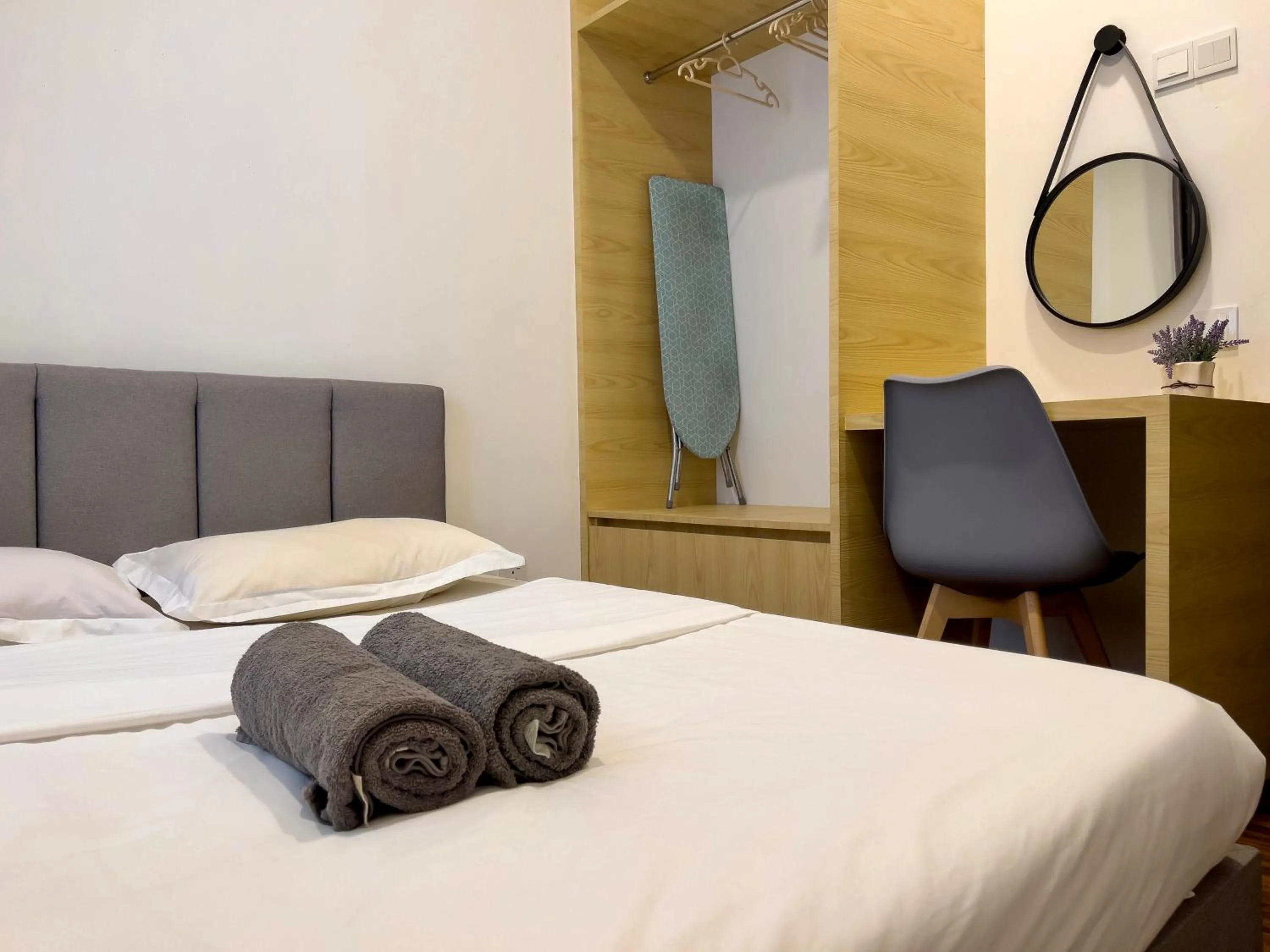 Bed in Hush Inn at K Avenue Kota Kinabalu