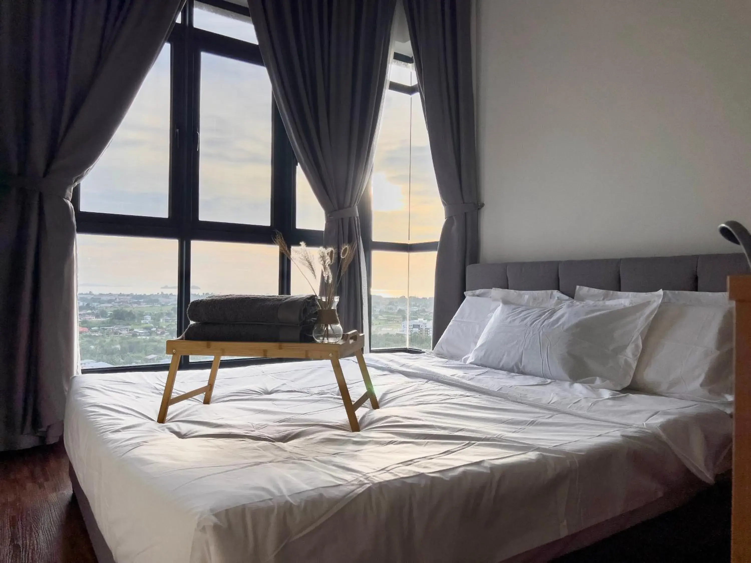 Bedroom, Bed in Hush Inn at K Avenue Kota Kinabalu Bedroom, Bed in Hush Inn at K Avenue Kota Kinabalu