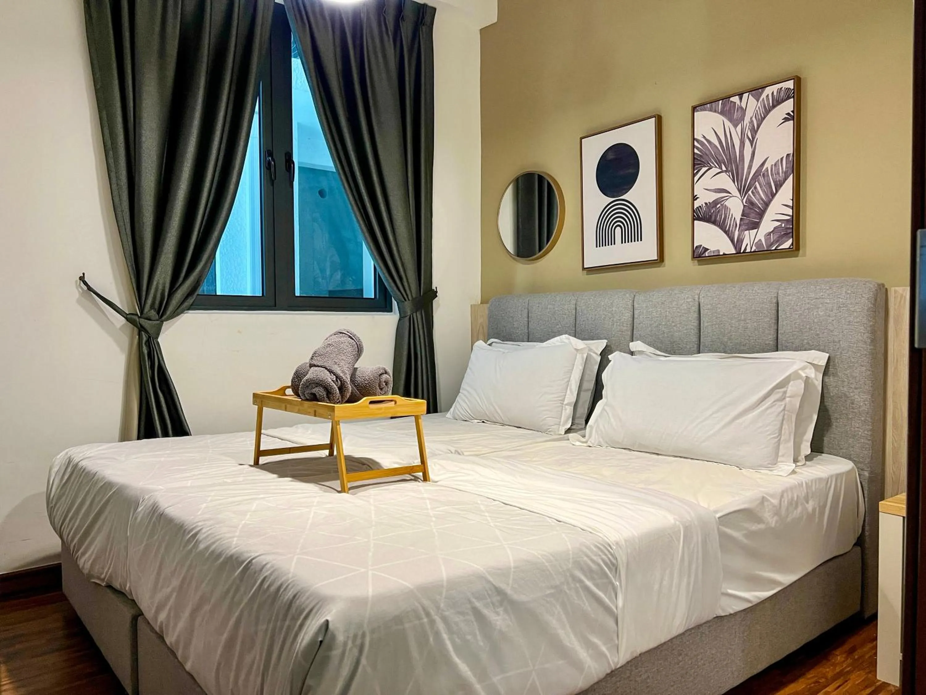 Bed in Hush Inn at K Avenue Kota Kinabalu