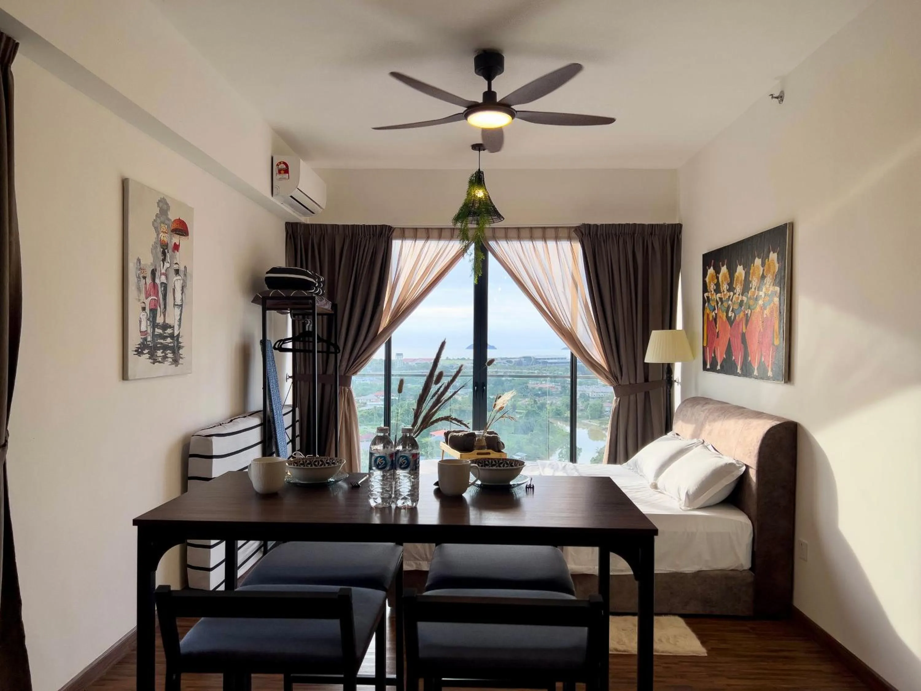 Bed in Hush Inn at K Avenue Kota Kinabalu