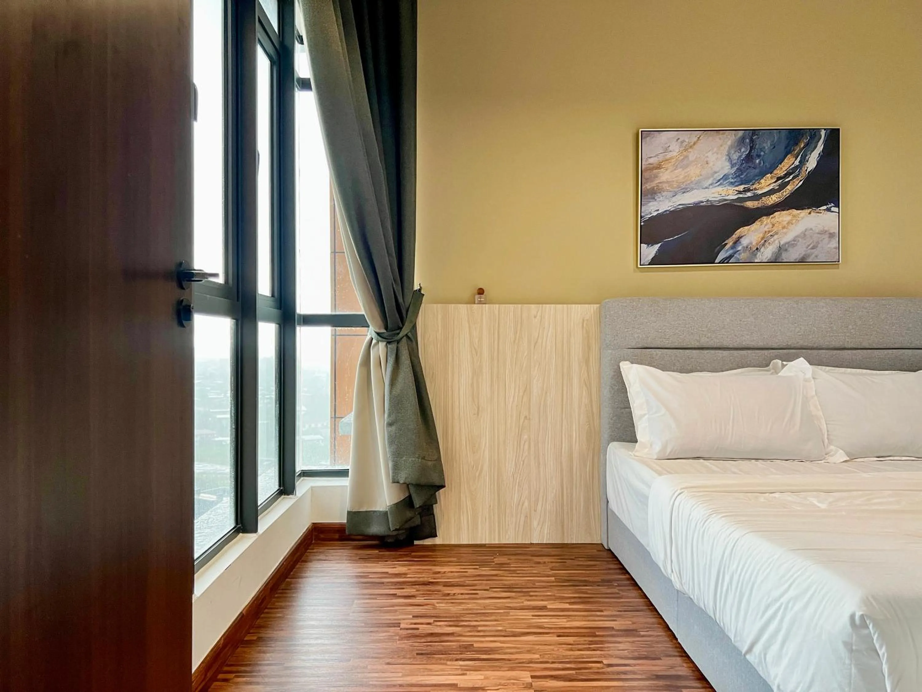 Bed in Hush Inn at K Avenue Kota Kinabalu