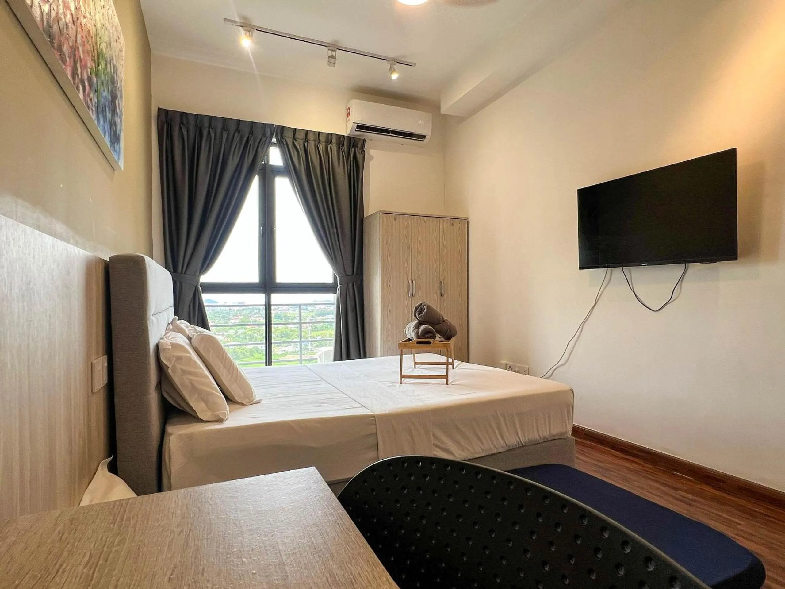 Bed in Hush Inn at K Avenue Kota Kinabalu