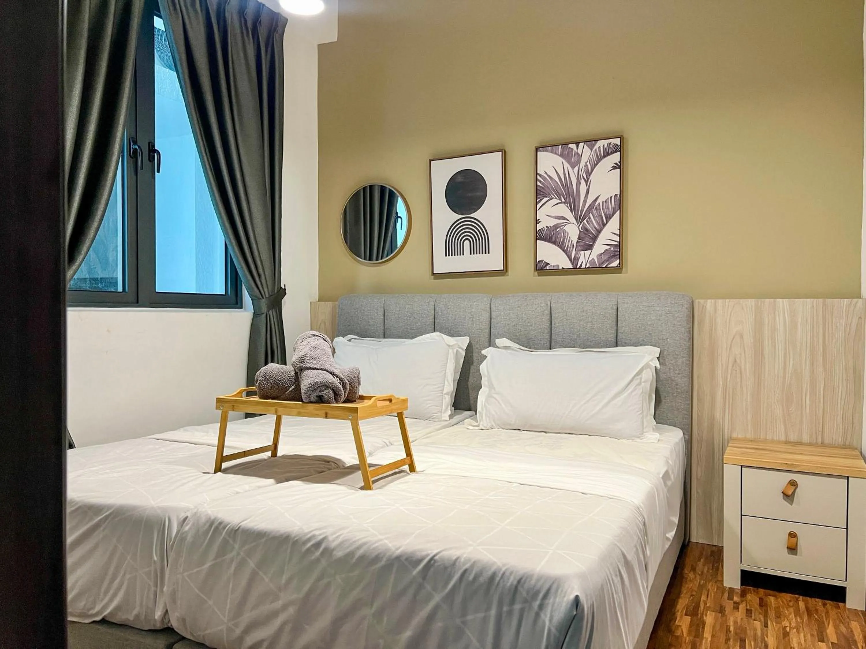 Bed in Hush Inn at K Avenue Kota Kinabalu