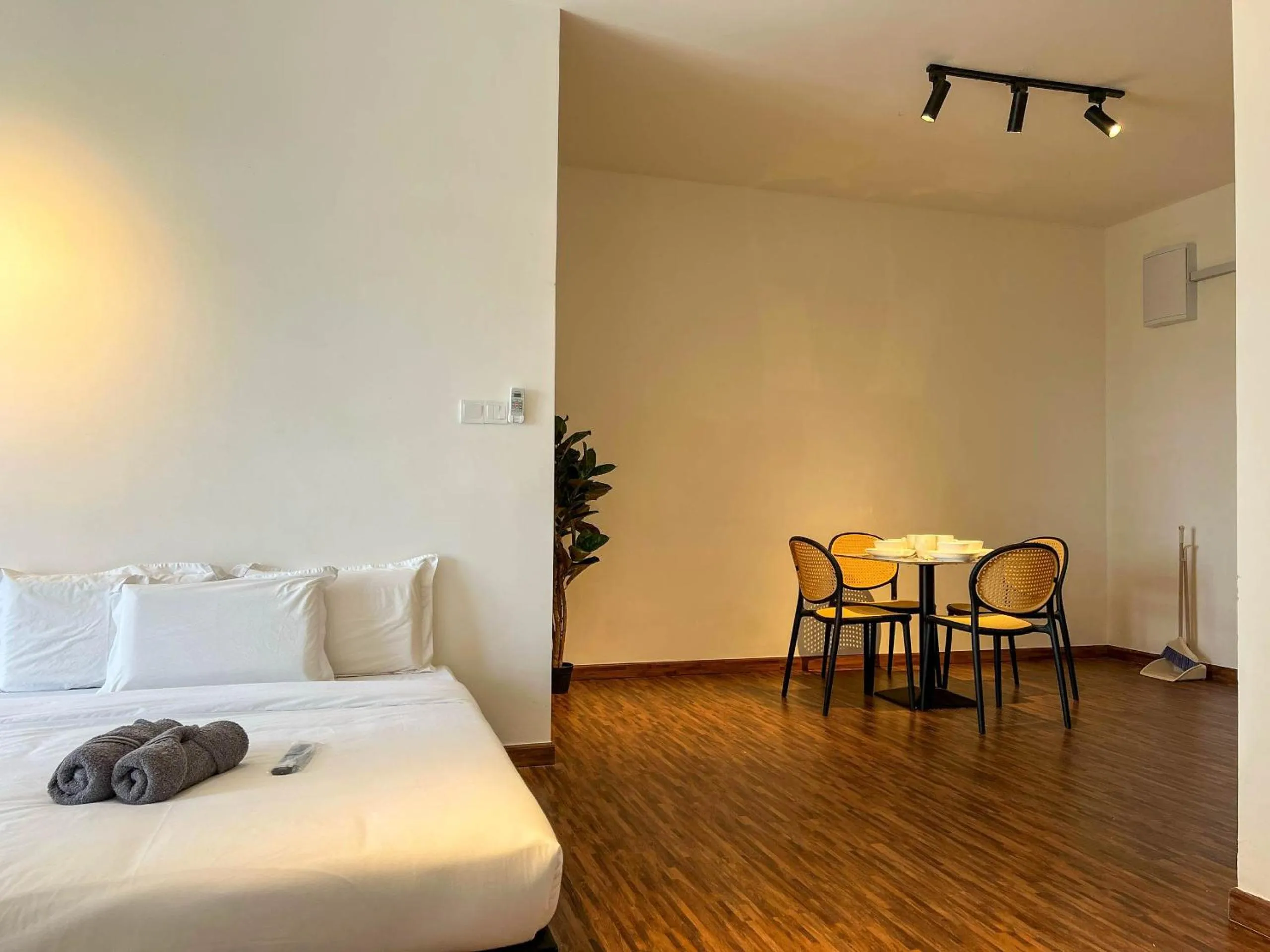 Bed in Hush Inn at K Avenue Kota Kinabalu