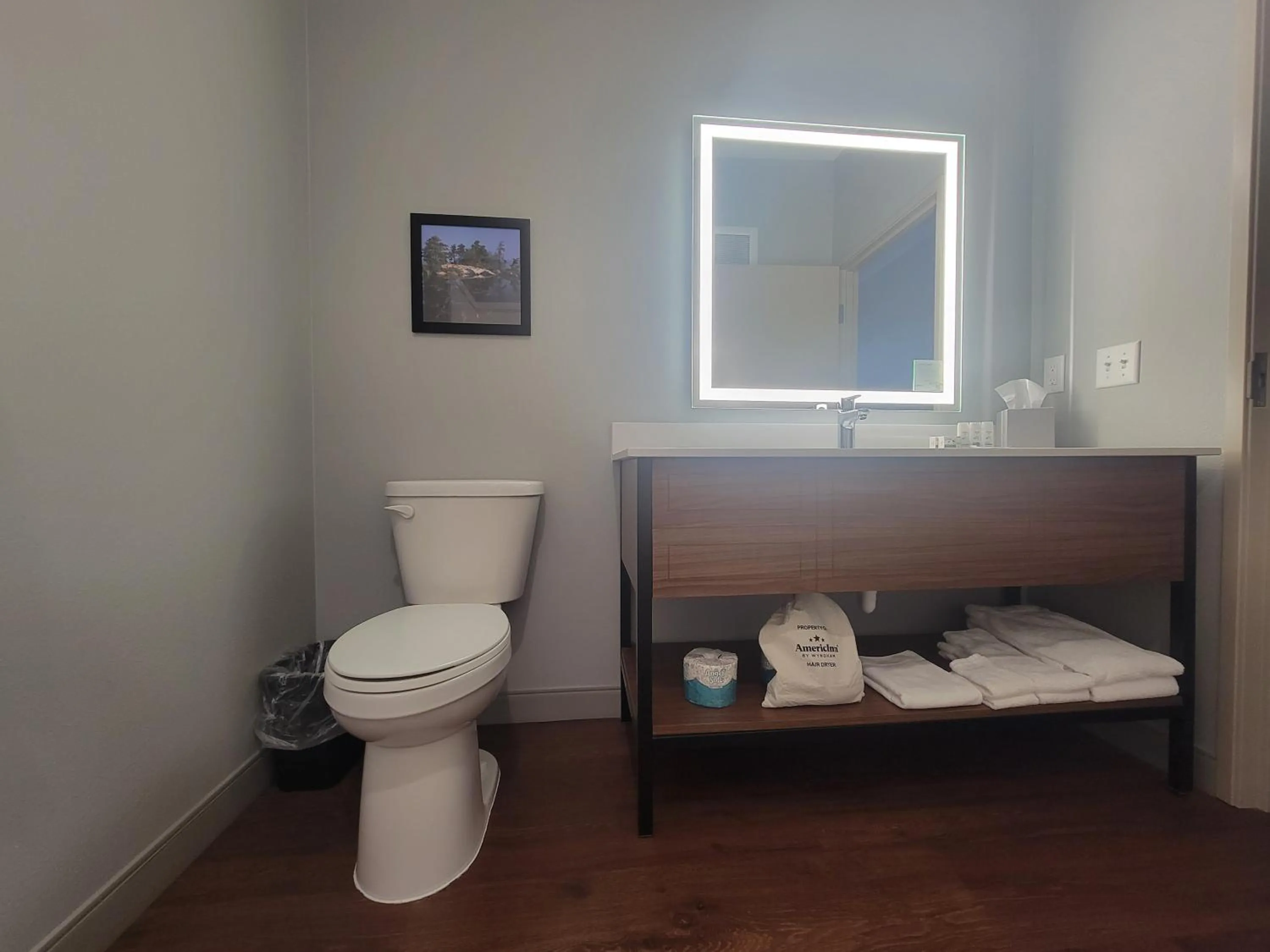 Bathroom in AmericInn by Wyndham International Falls