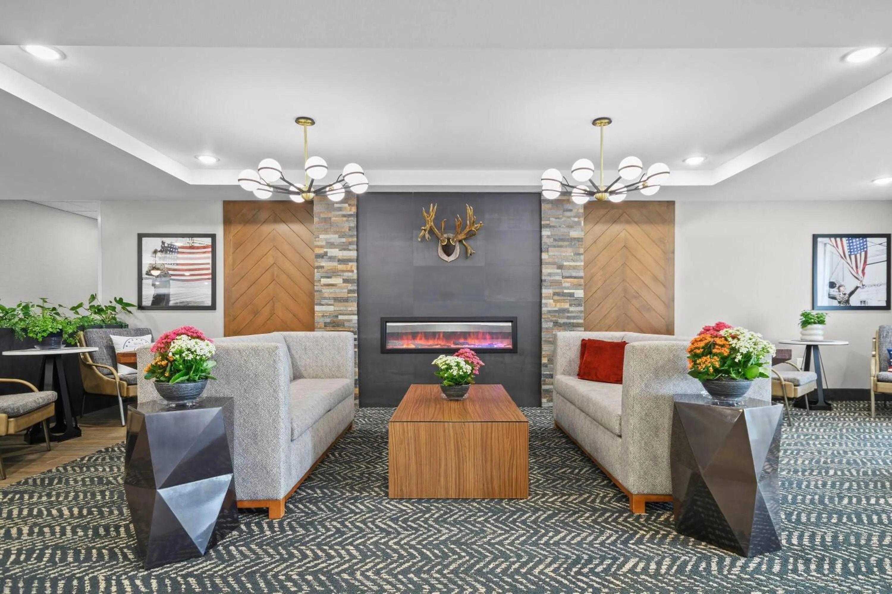 Lobby or reception in AmericInn by Wyndham International Falls