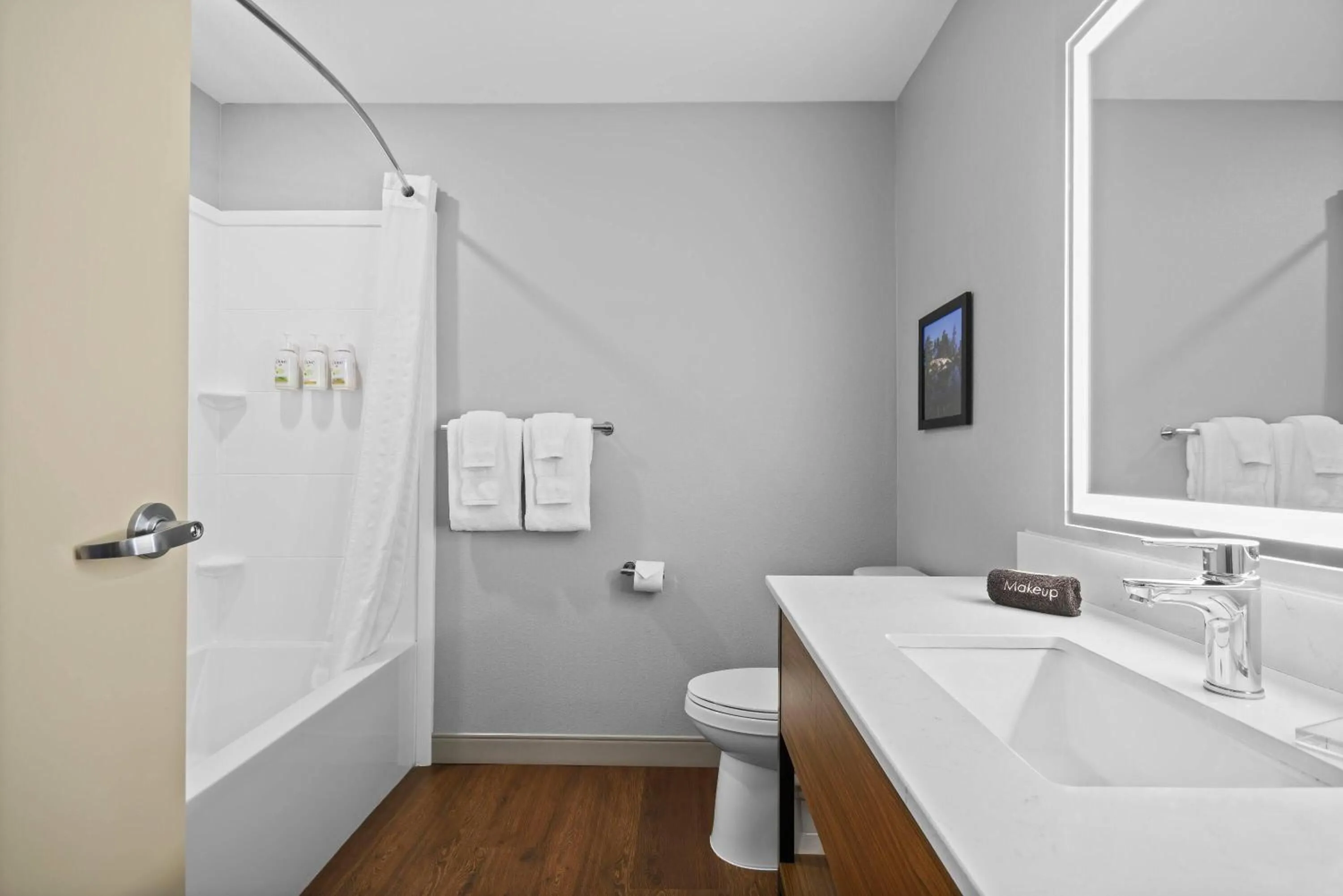 Bathroom in AmericInn by Wyndham International Falls